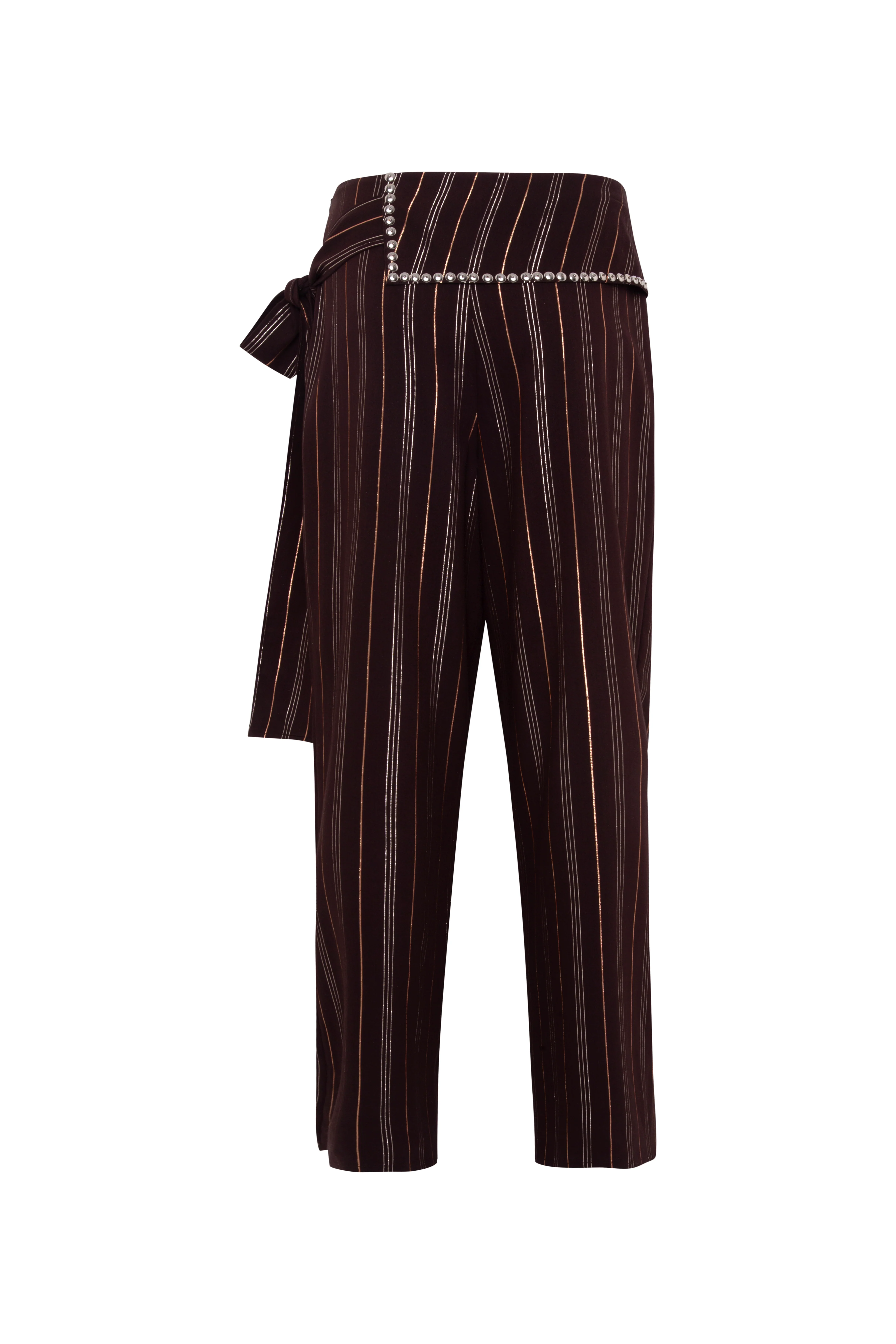 BLANCHE - Studded wrap-style pants - Image 6