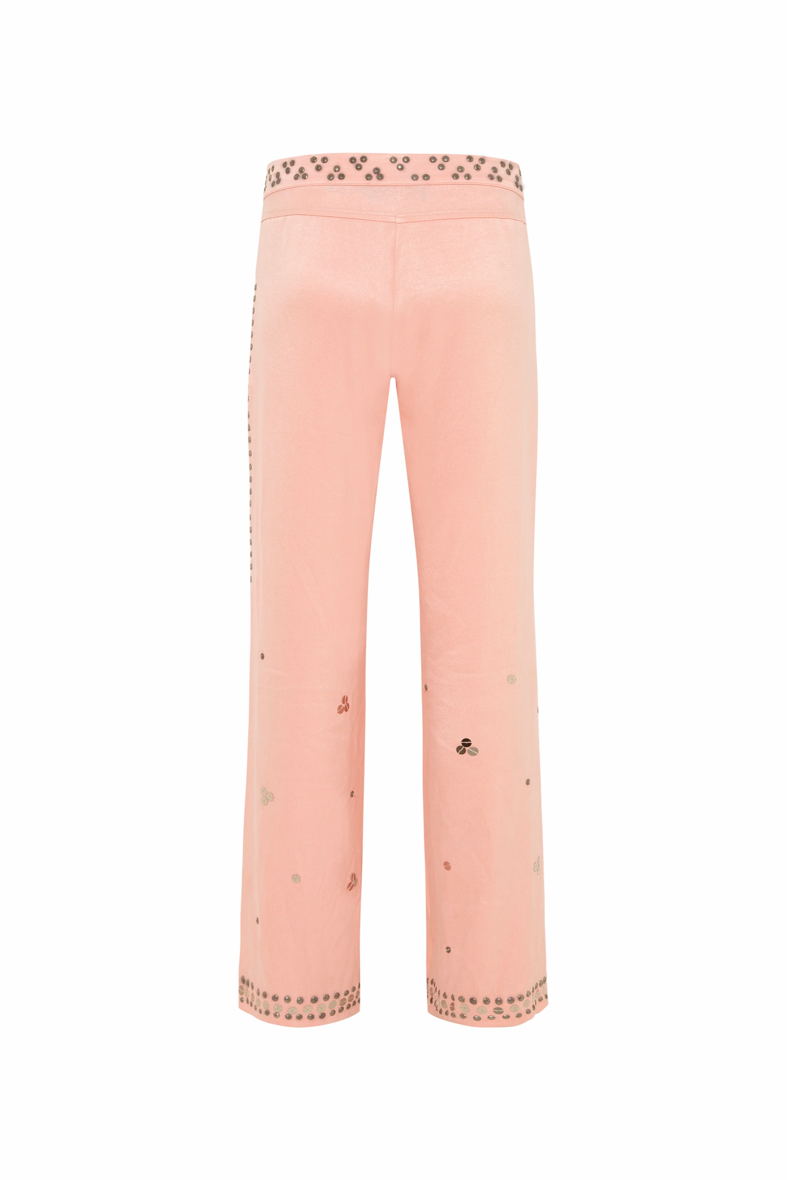 BRITY - Low-rise straight-leg embellished pants - Image 5
