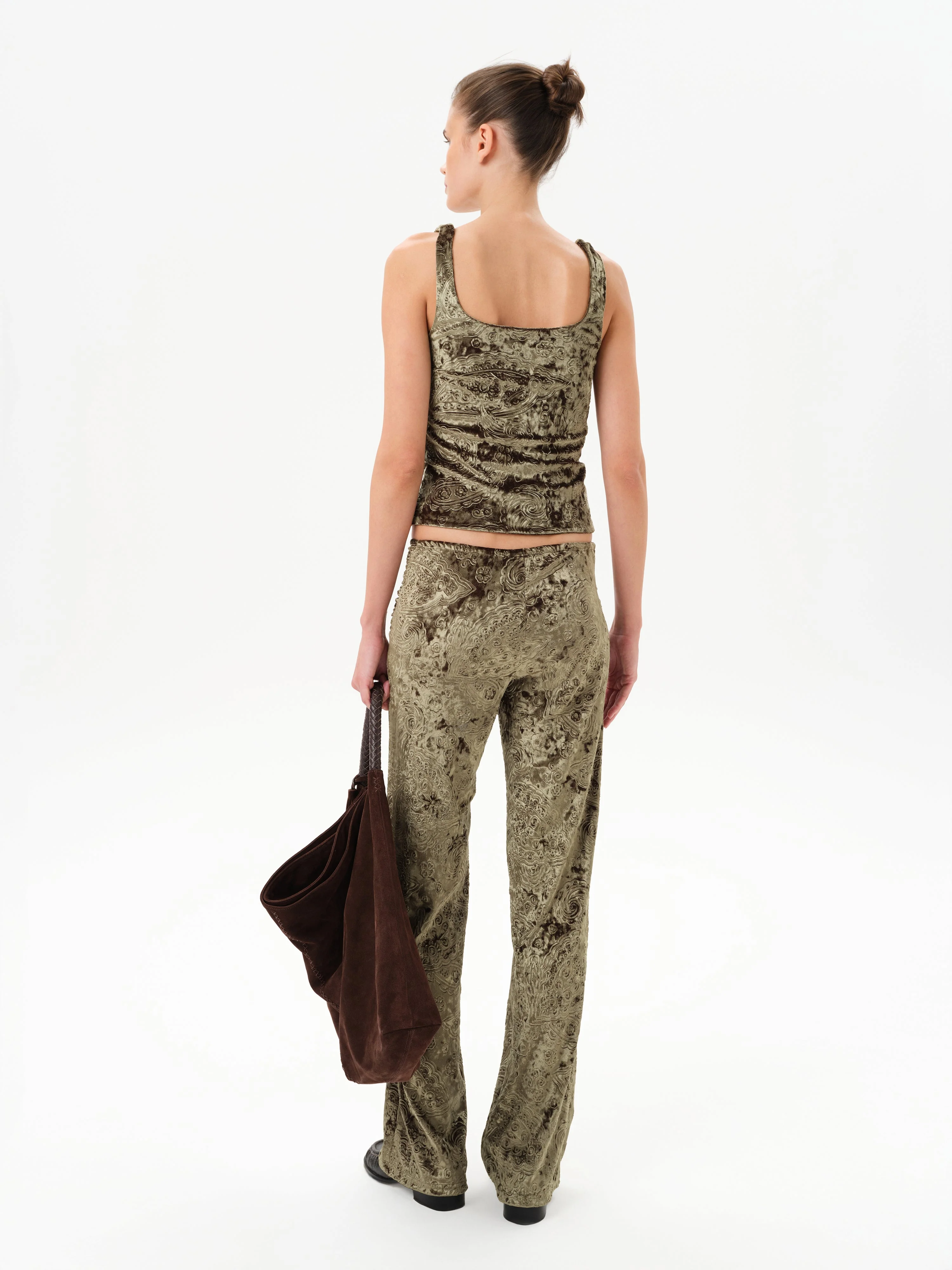 CALI - Velvet devoré printed tank top - Image 5