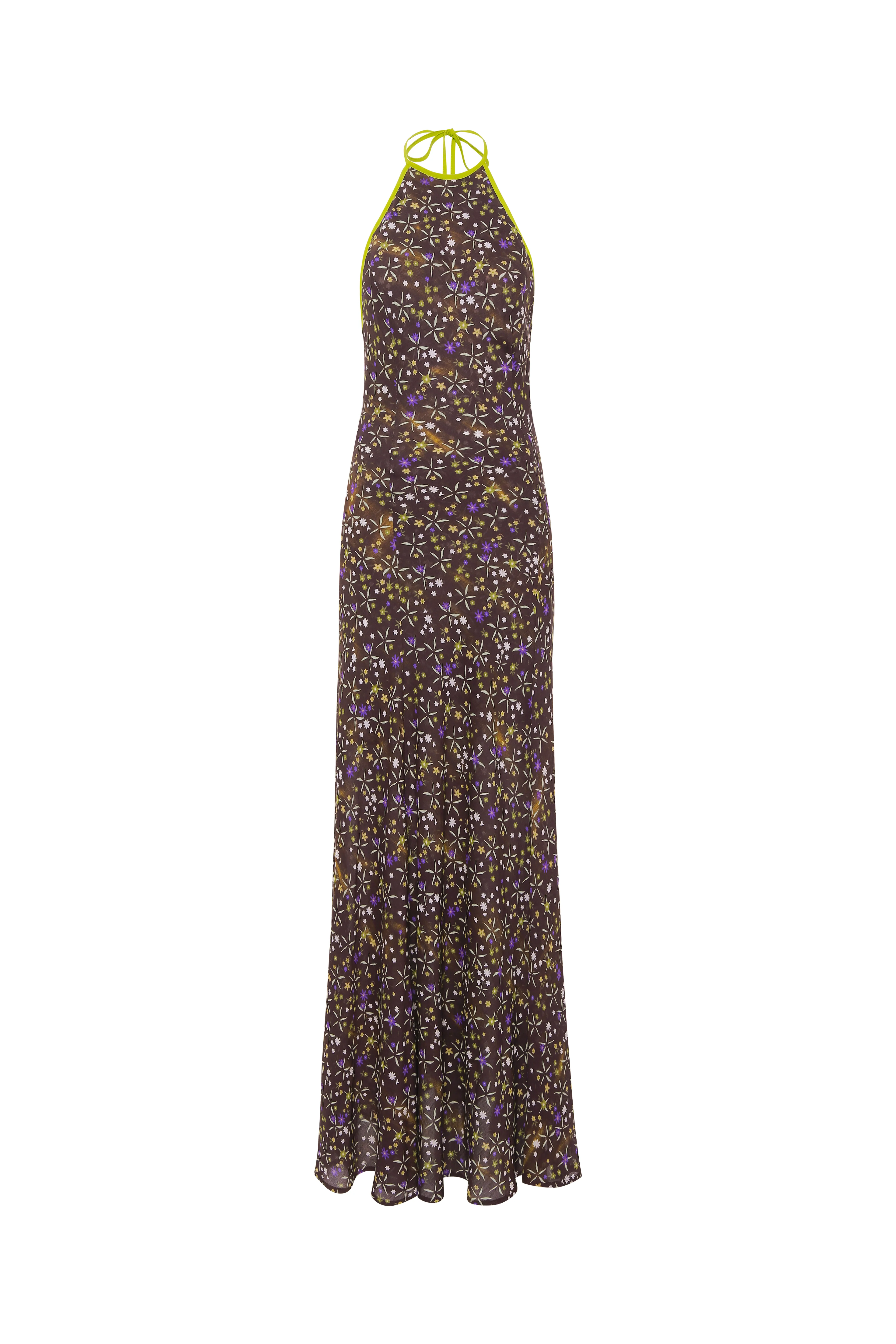 CHARLOTTE - Floral print open-back maxi voile dress - Image 5