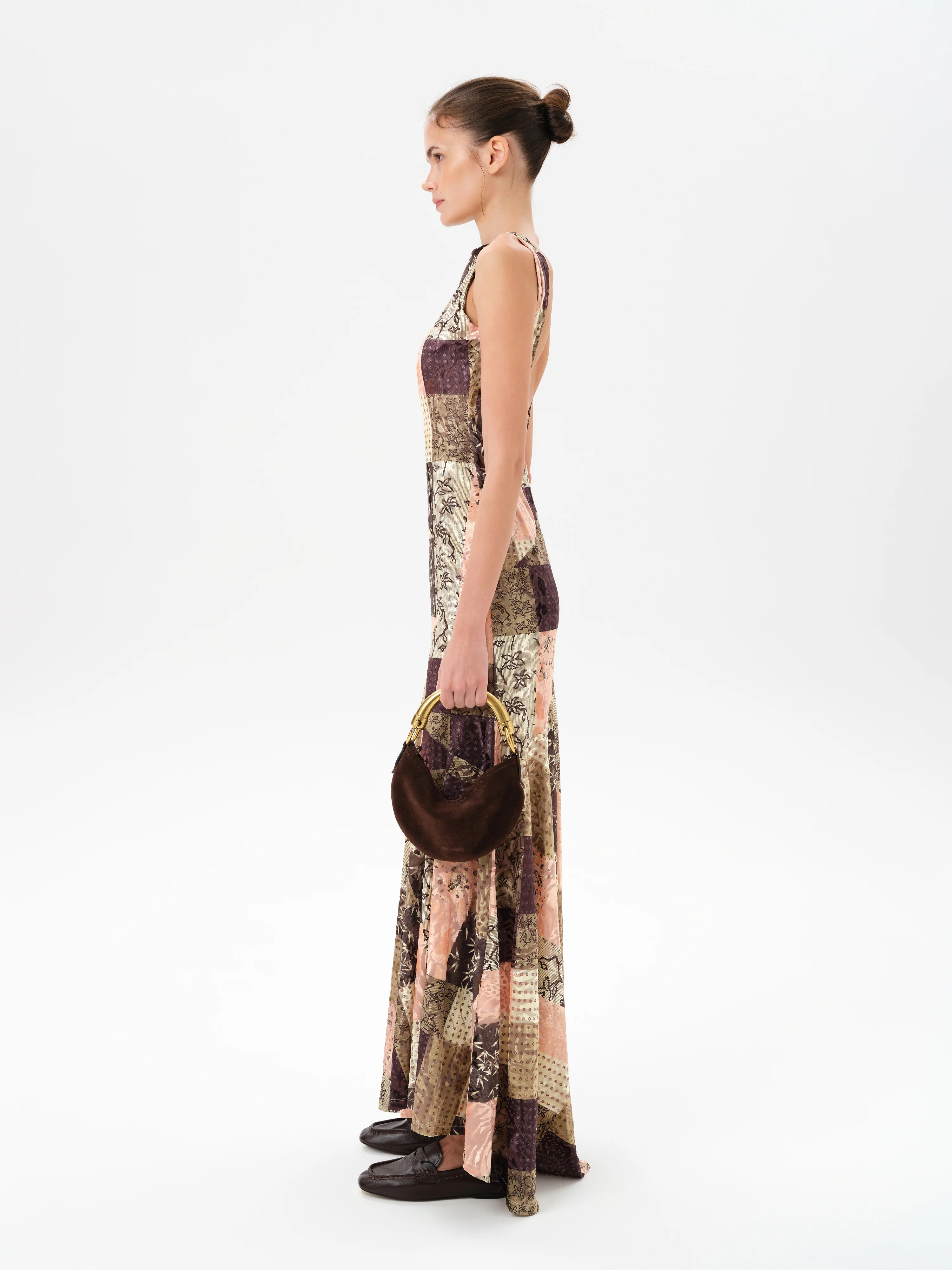 CHÉRIE SMALL - Mini hobo bag with metal top handle - Image 3
