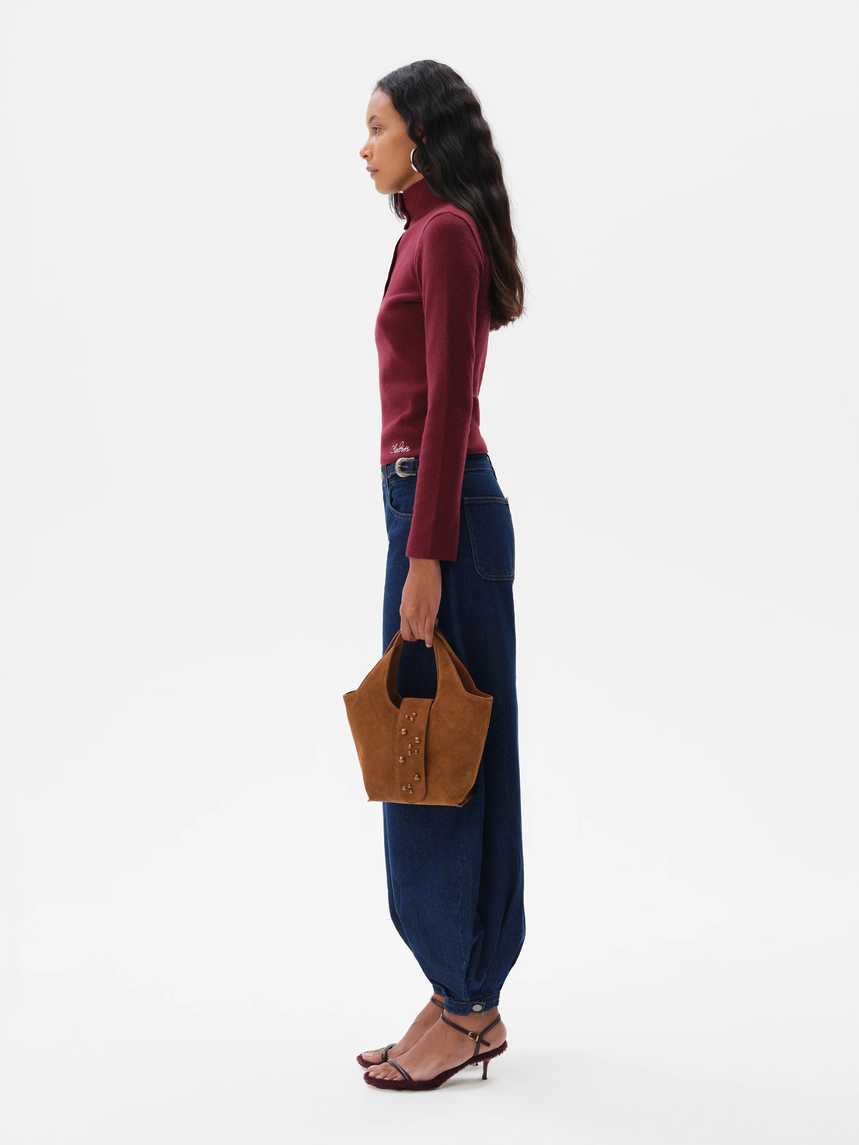 ELORA - High neck cashmere-wool knit - Image 3