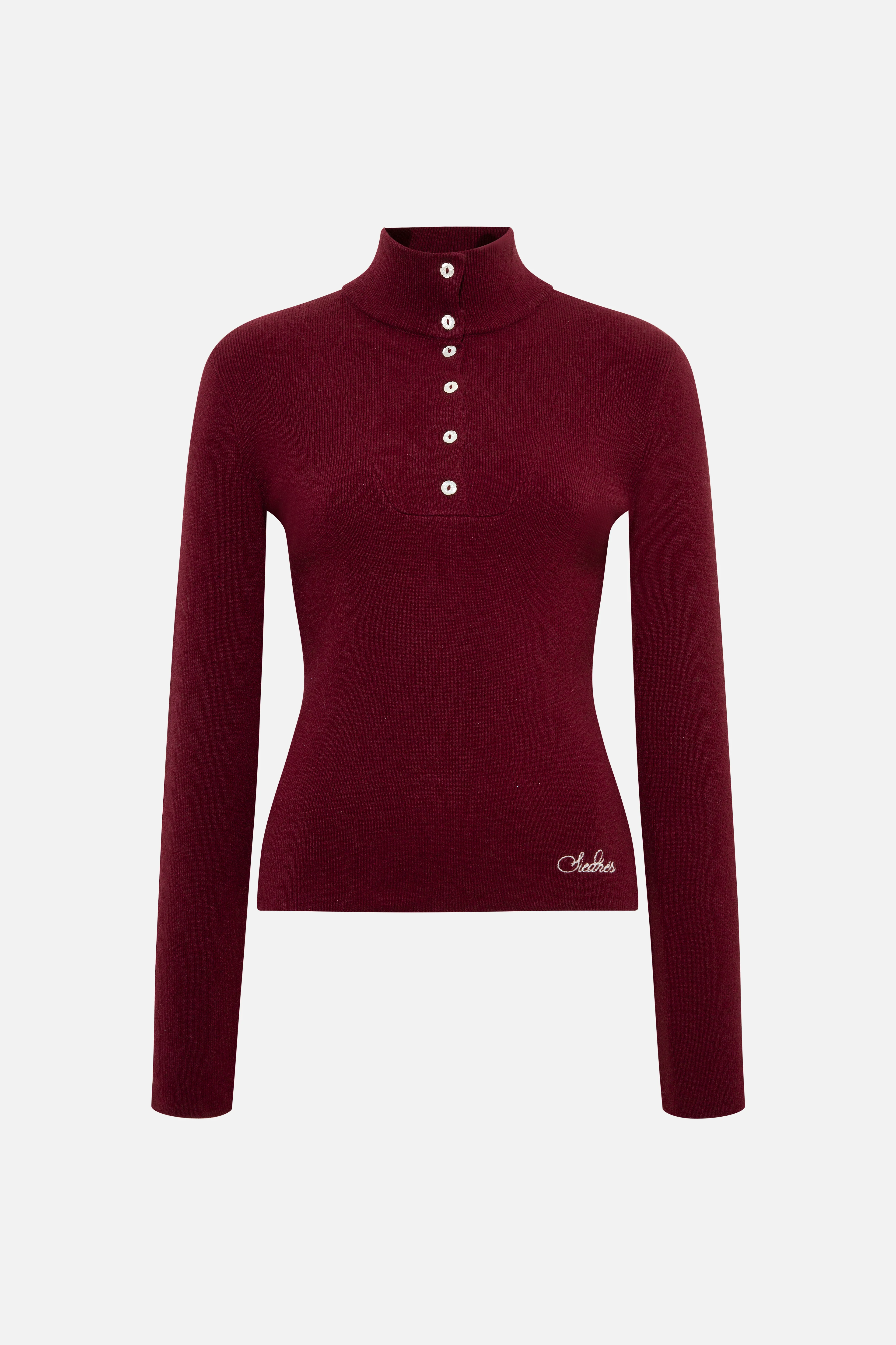 ELORA - High neck cashmere-wool knit - Image 5
