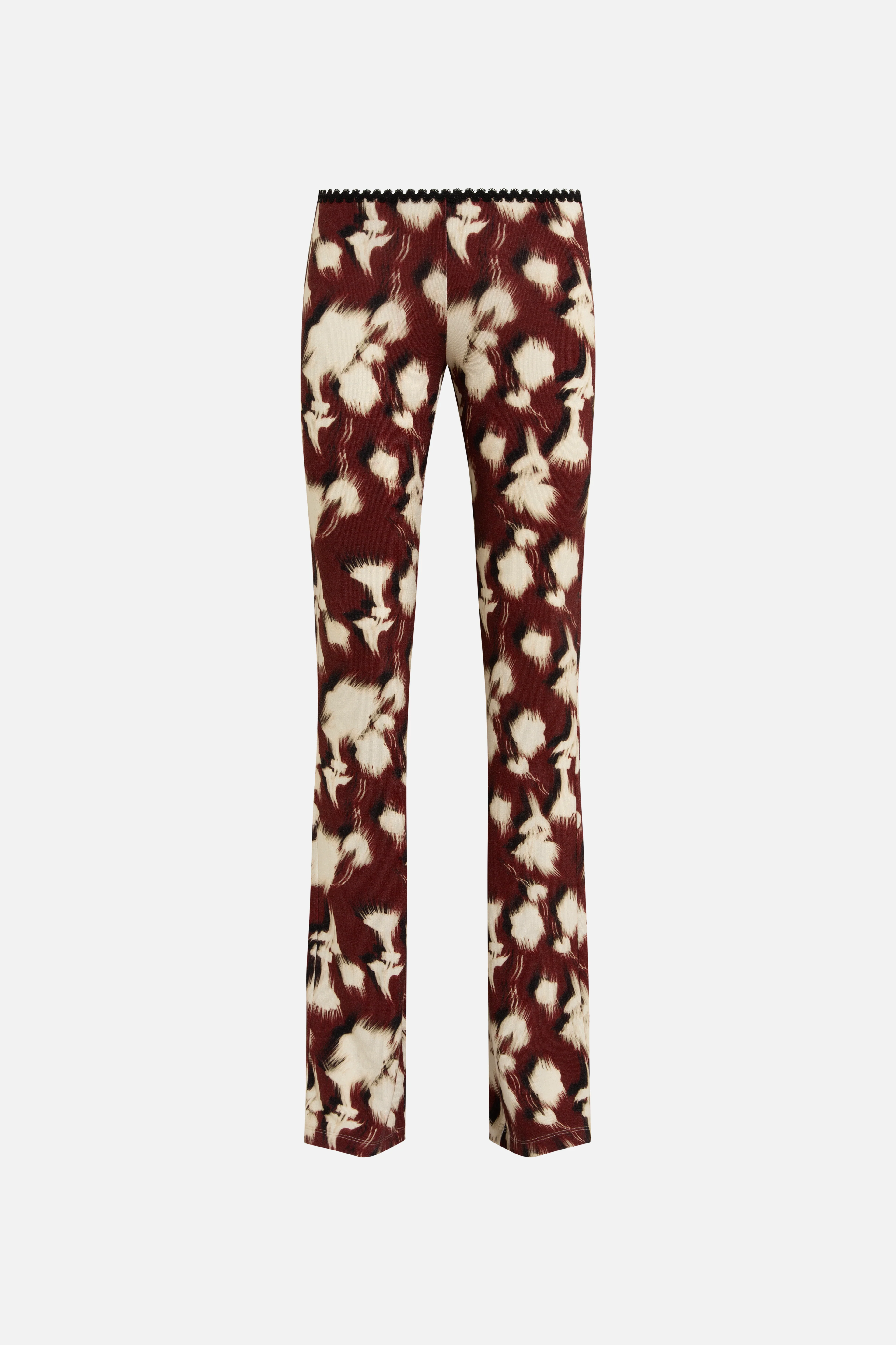 FLO - Printed jersey flare pants - Image 4