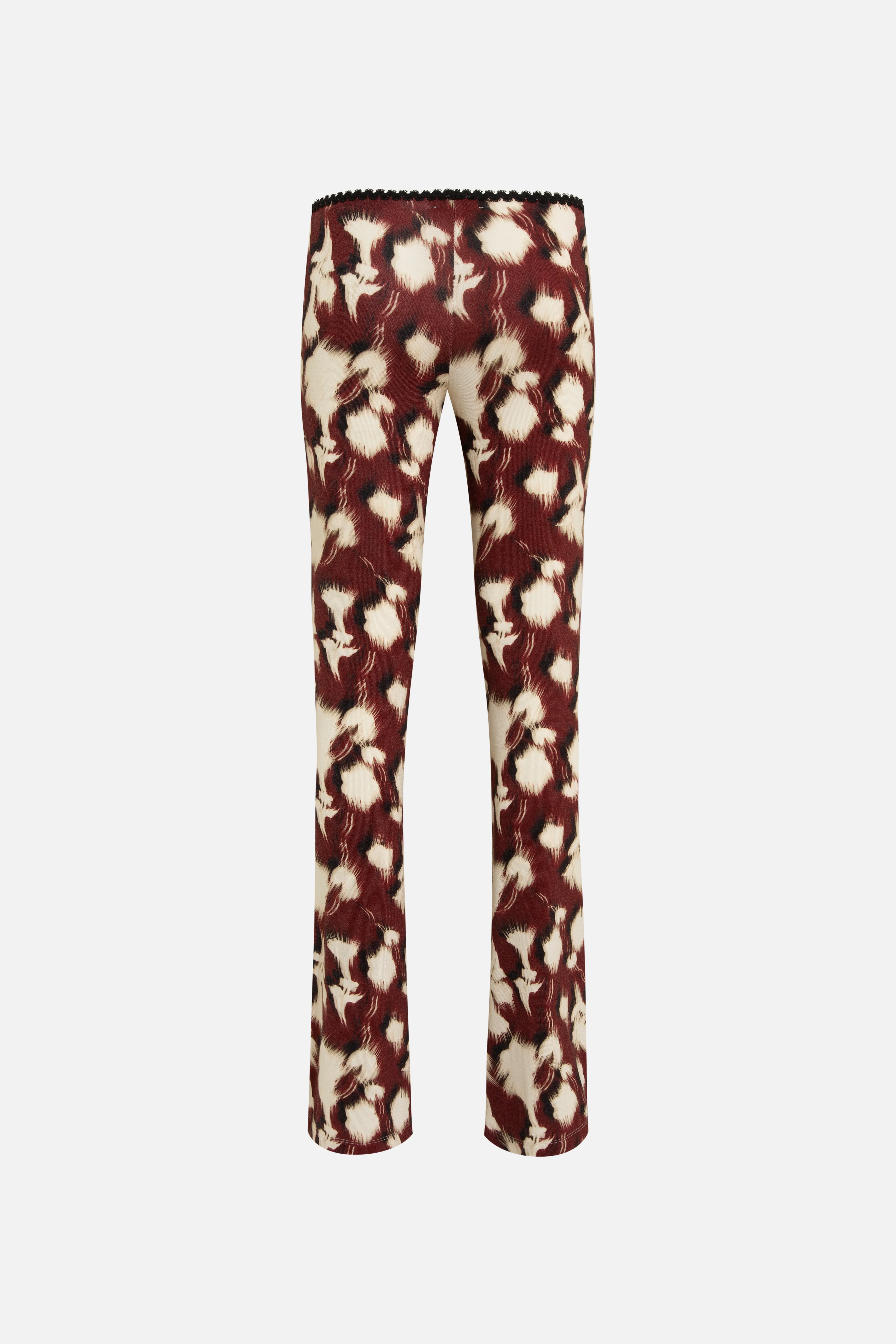 FLO - Printed jersey flare pants - Image 5