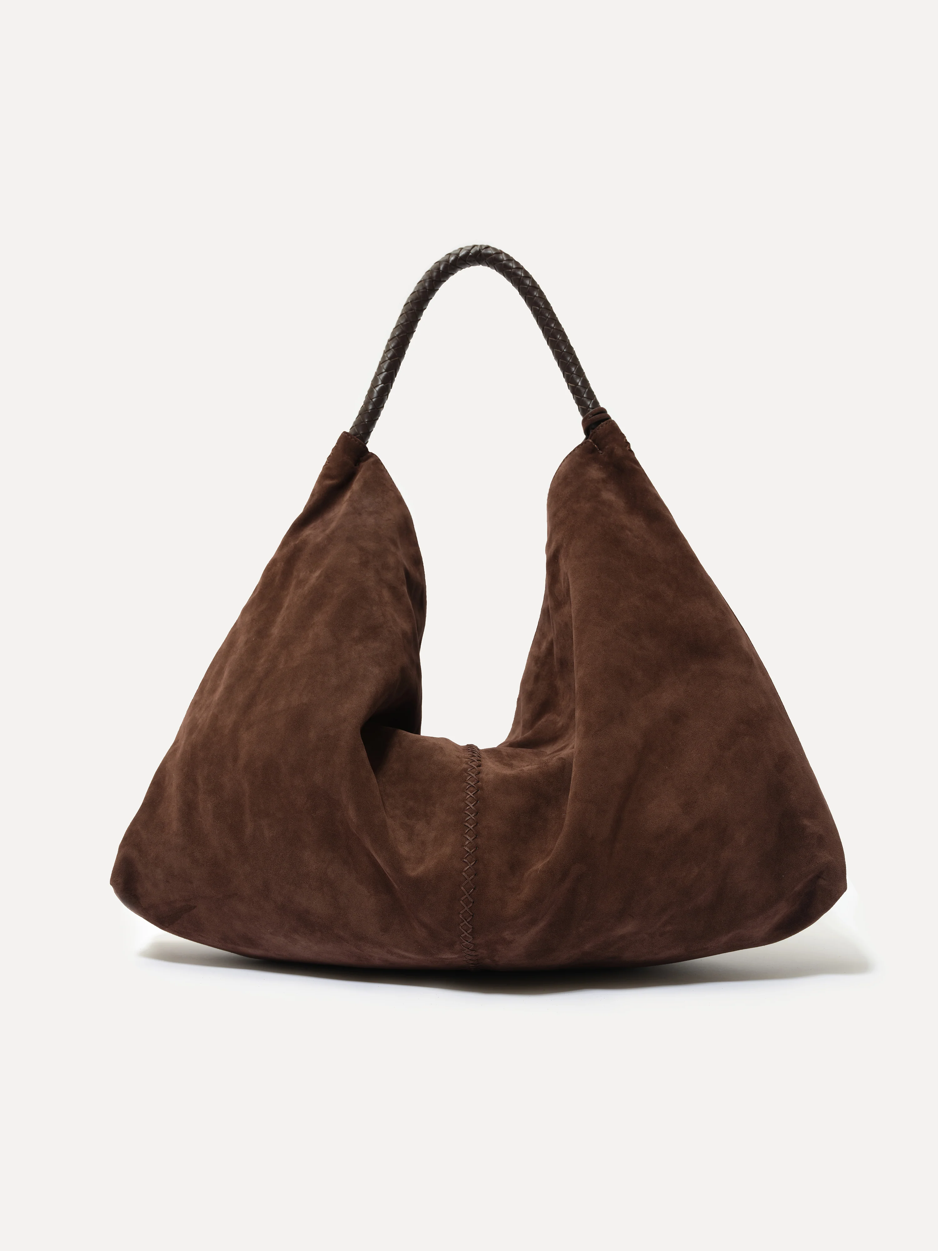 GALIA - Oversized tote bag with woven handle and removable tassel charm - Image 3