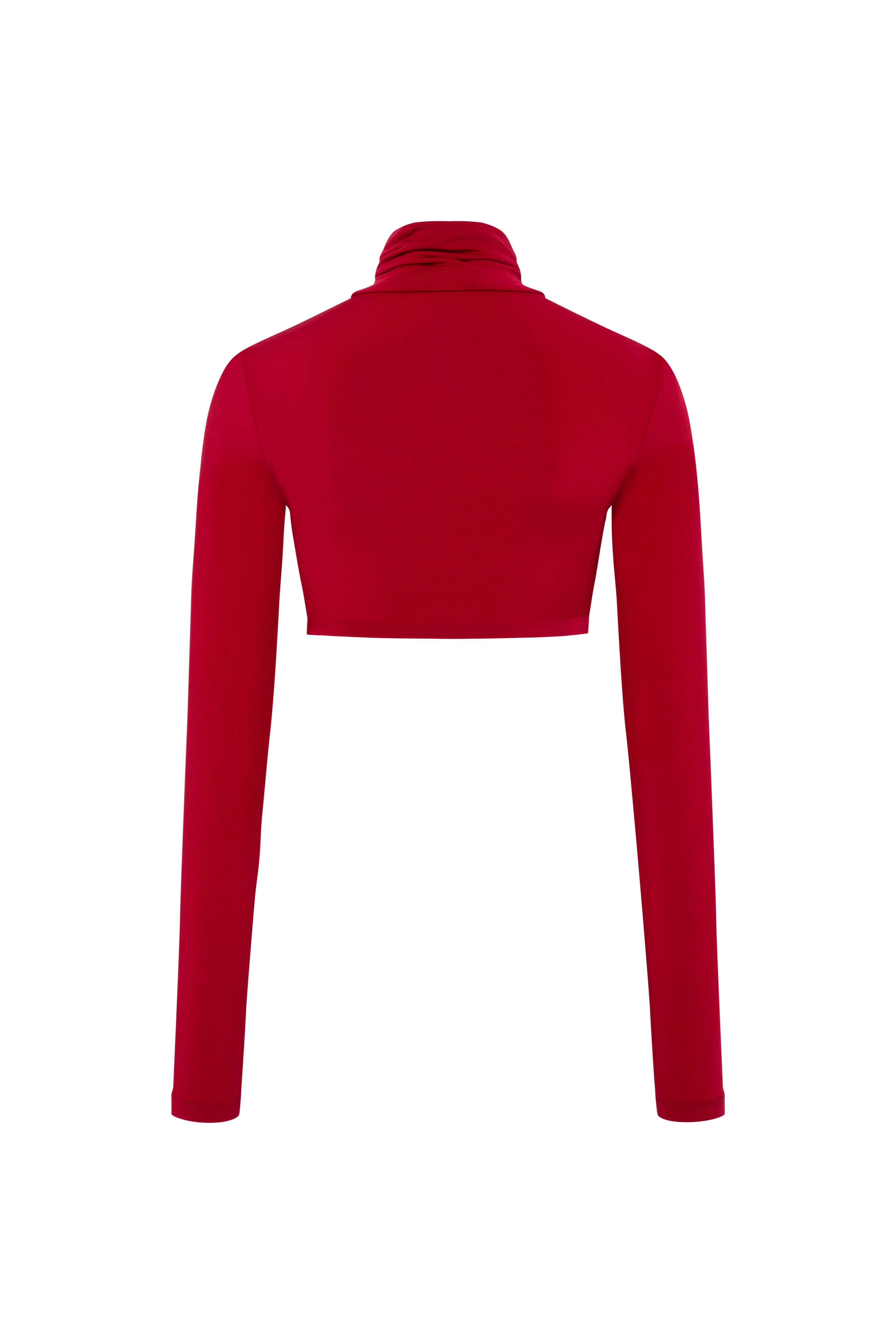 GEORGIE - Long sleeve cropped turtleneck top - Image 7