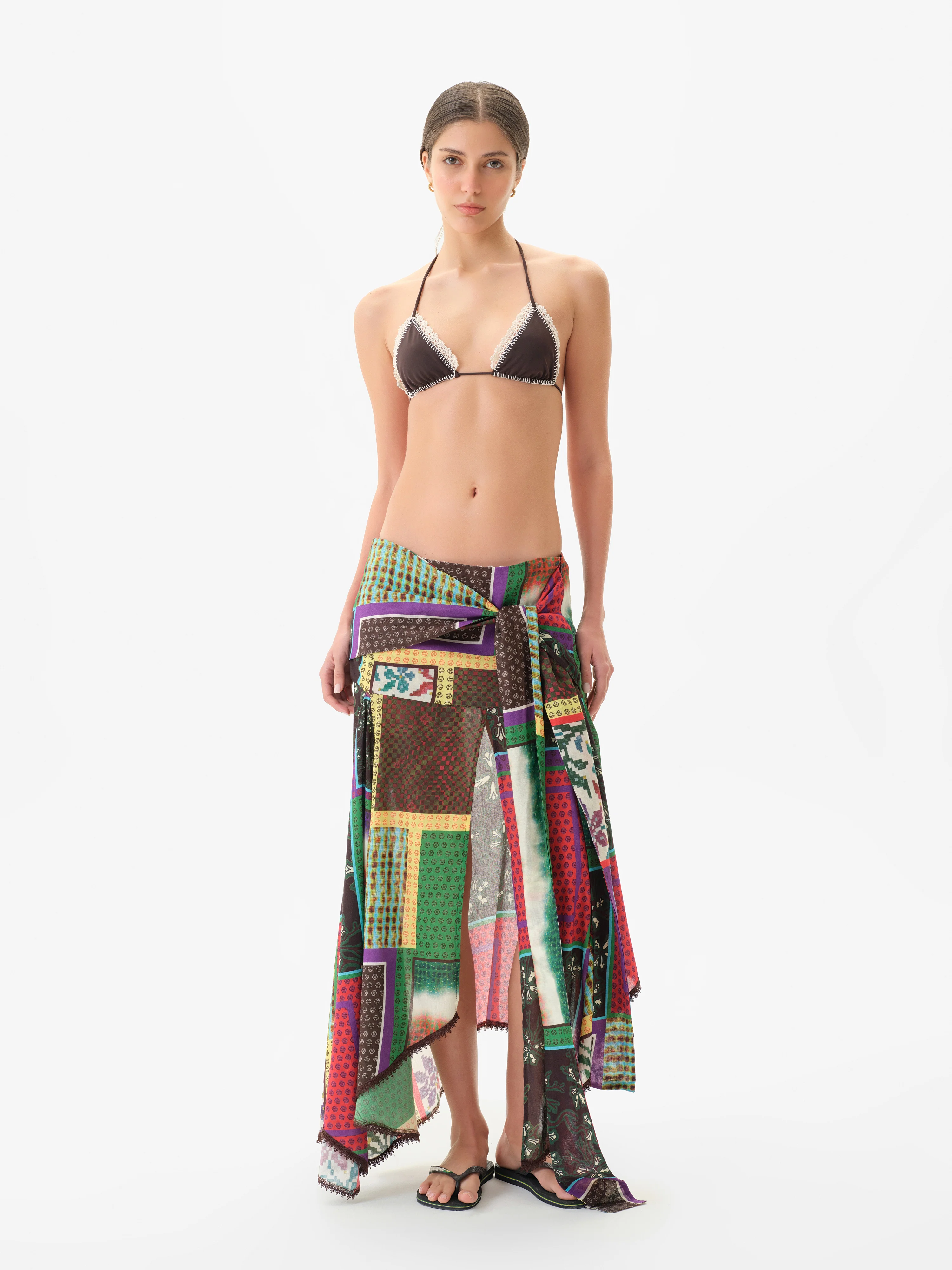 JUNIPER - Crochet detailed triangle bikini top - Image 2