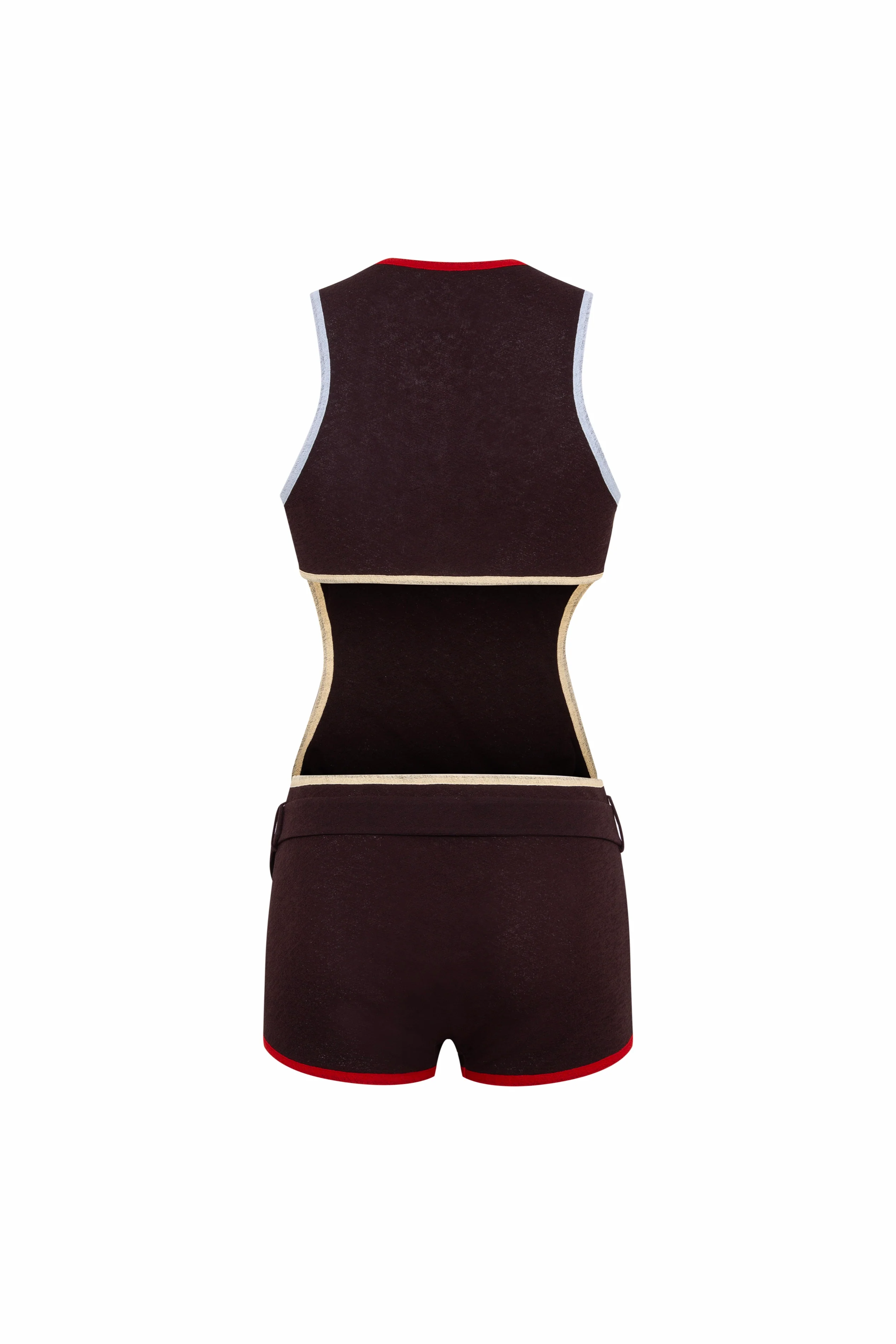 LEXI - Cut-out jumpsuit with contrast trim - Image 2