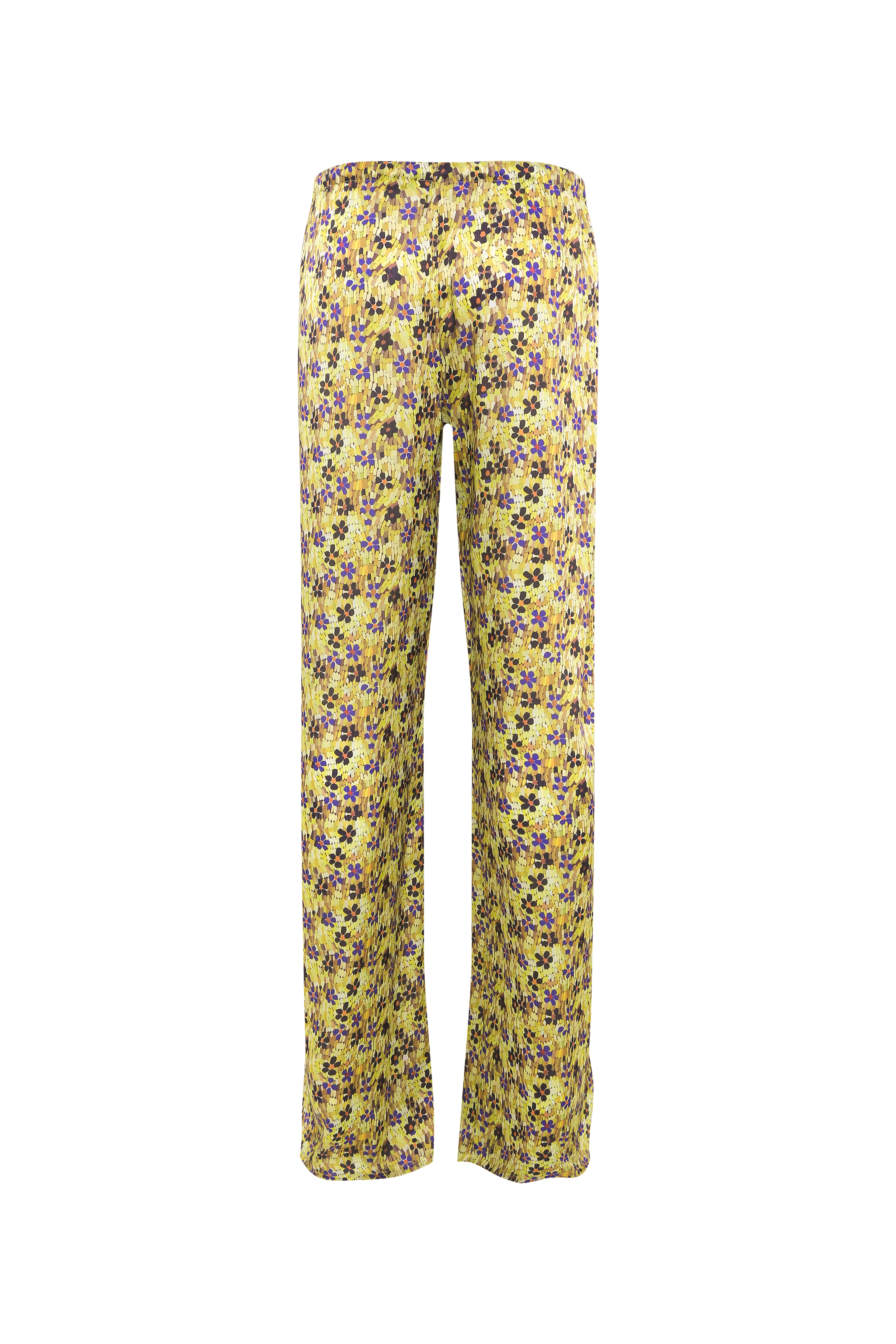 MANOCE - Front tie satin wide-leg pants - Image 5