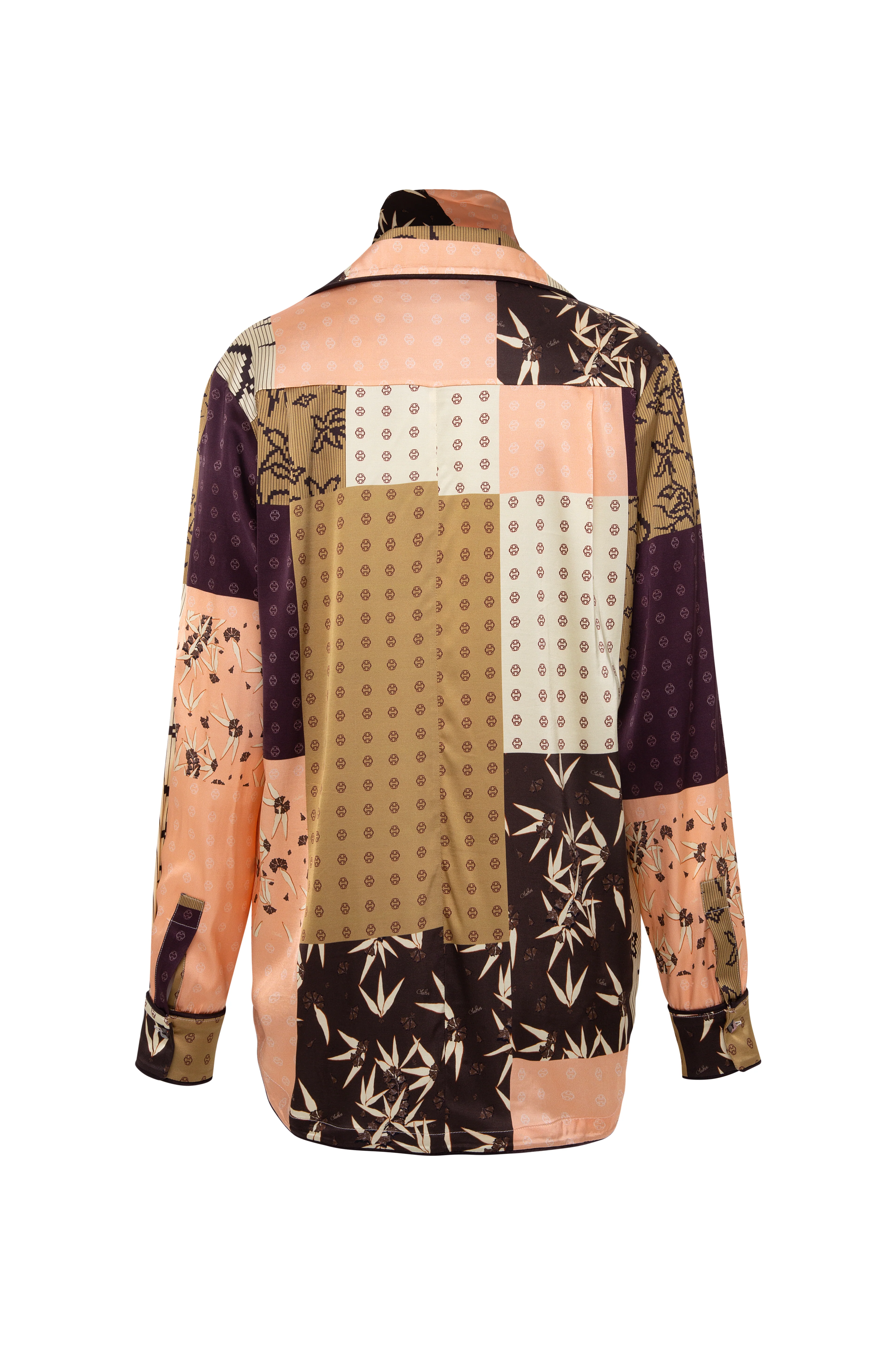 MICLA - Patchwork satin button-down - Image 6