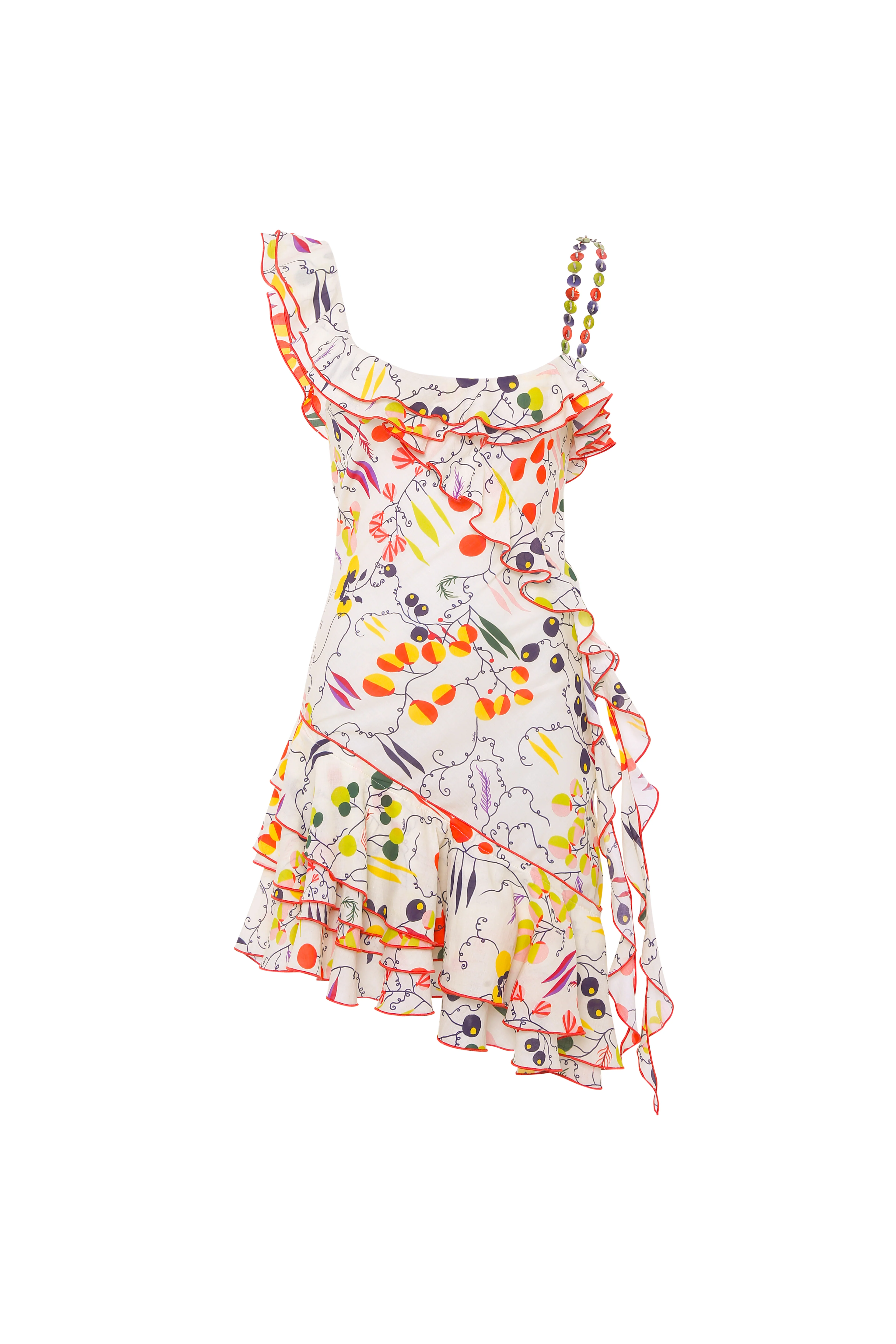 MIMIKA - Printed mini dress with ruffle detailing - Image 4
