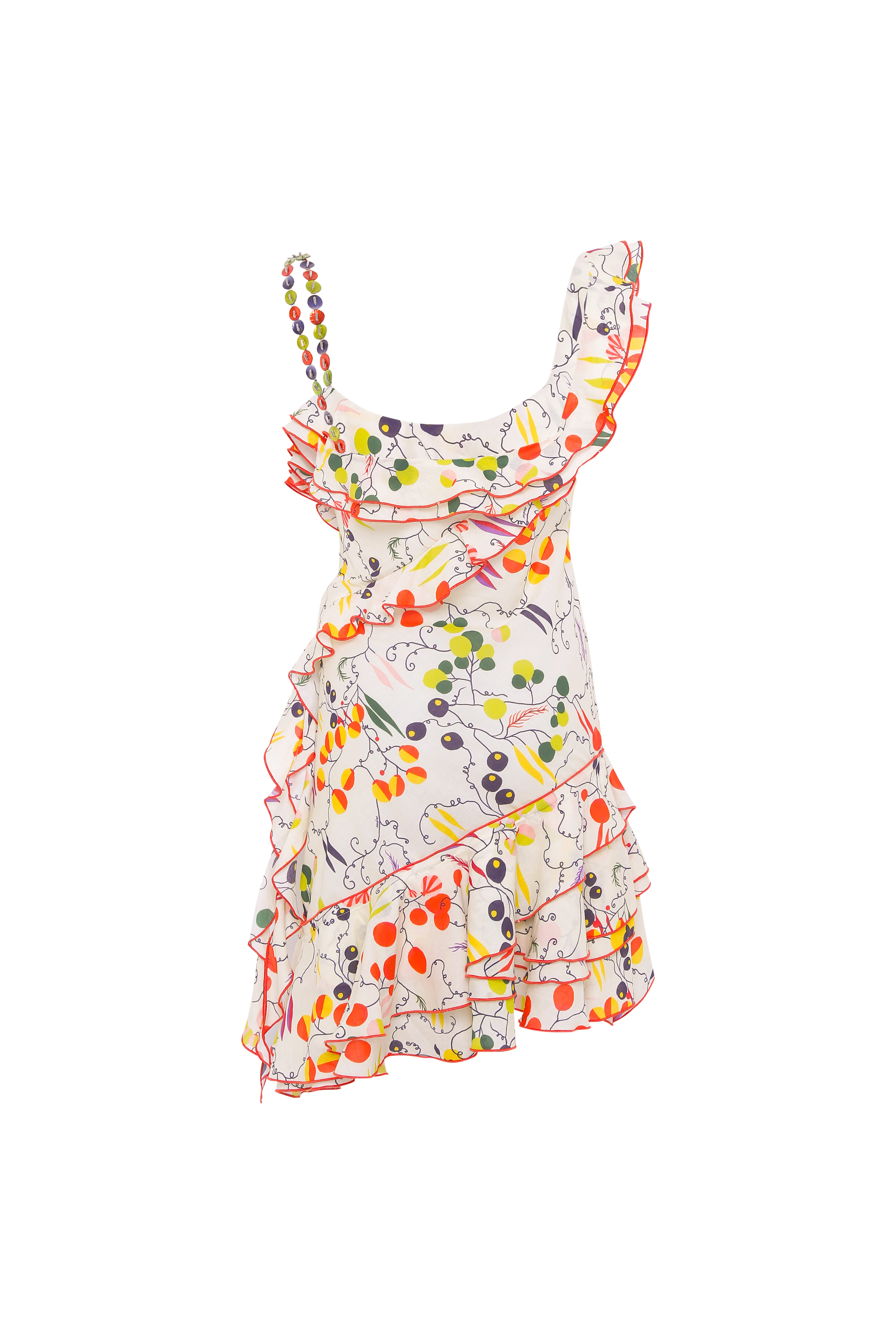 MIMIKA - Printed mini dress with ruffle detailing - Image 5