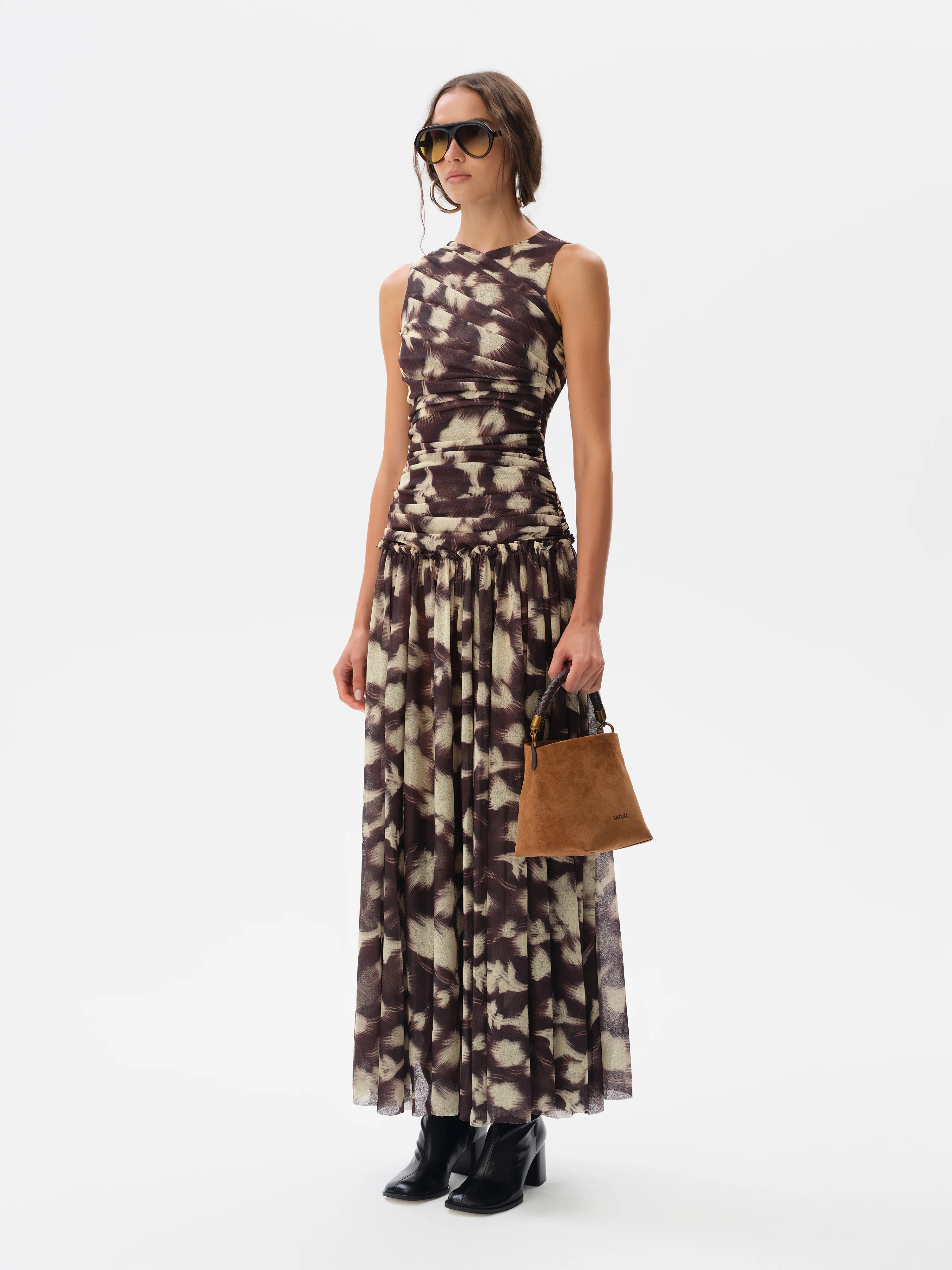 MINI SIERRA - Mini handbag with woven top handle - Image 5