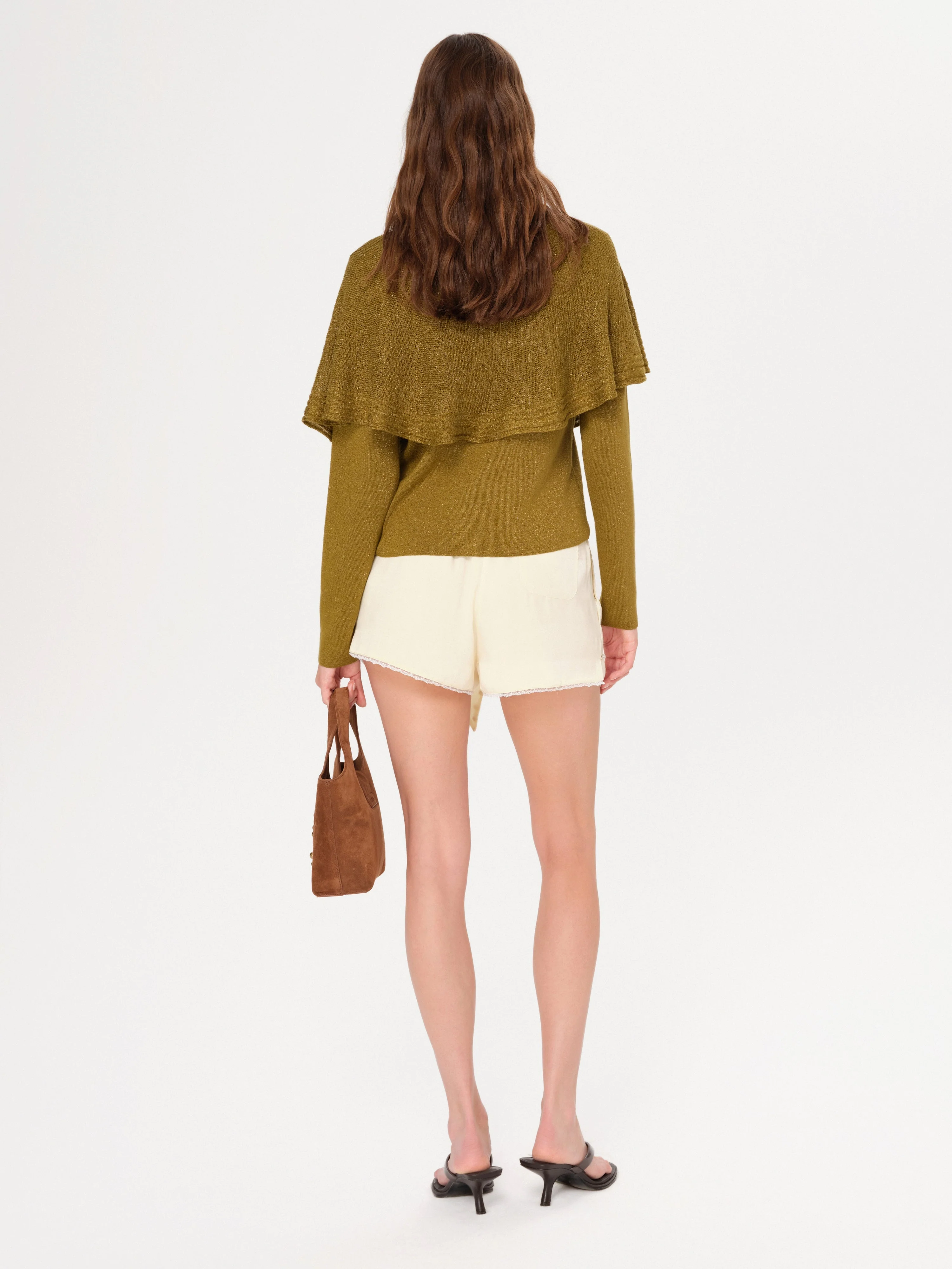MOJJA - Lace and bow detailed mini shorts - Image 3