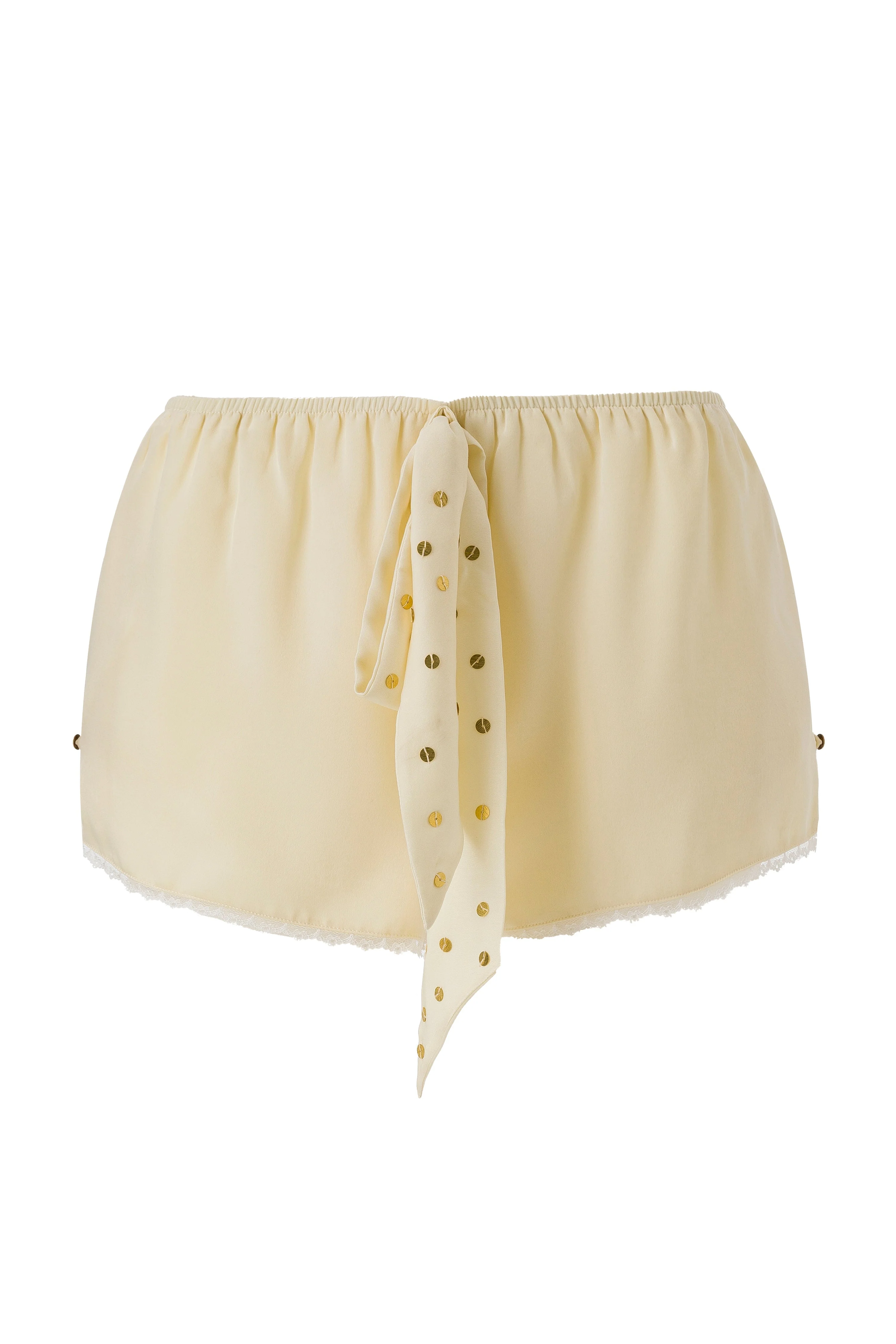 MOJJA - Lace and bow detailed mini shorts - Image 4