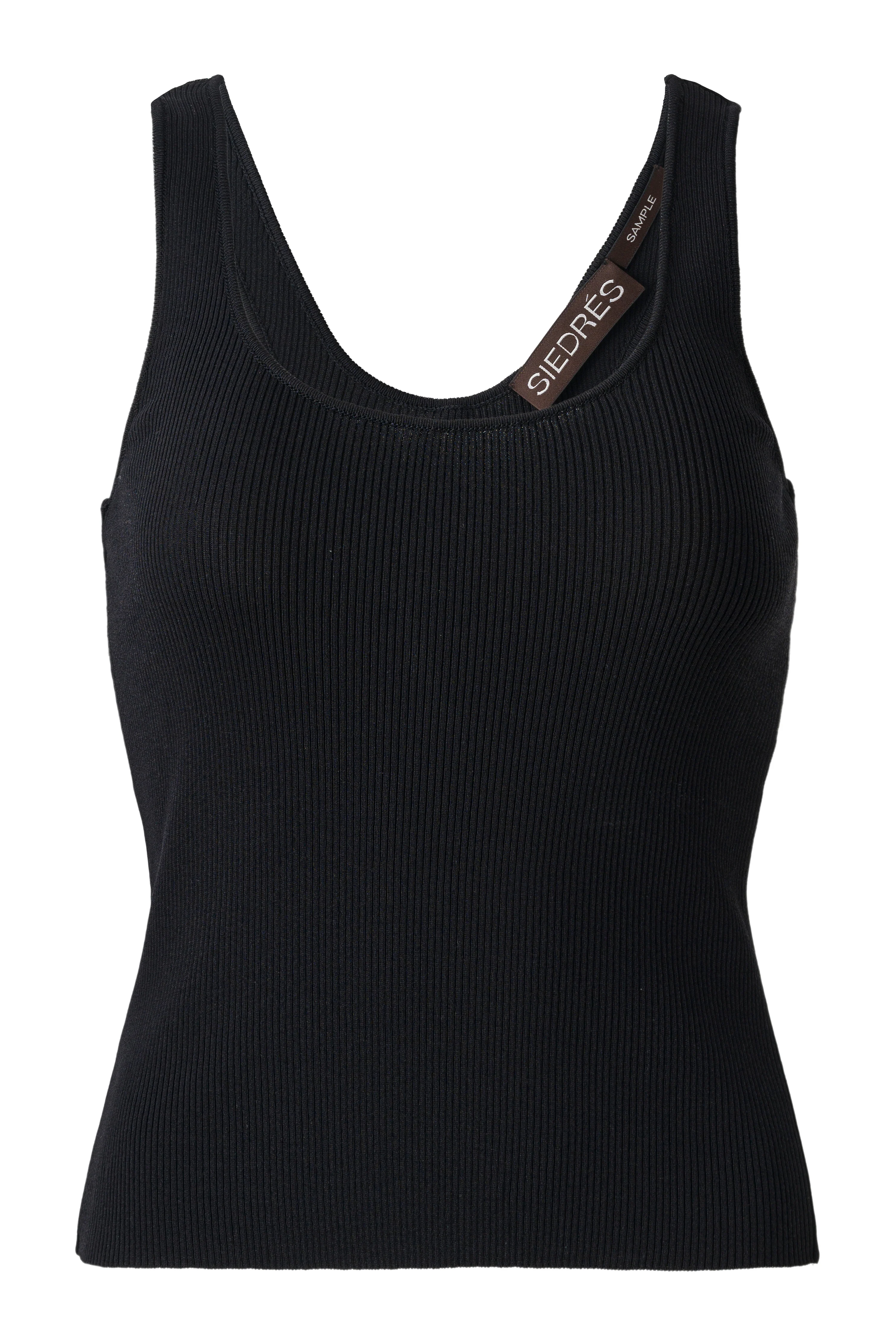 PIANZA - Logo detailed knit tank top - Image 3