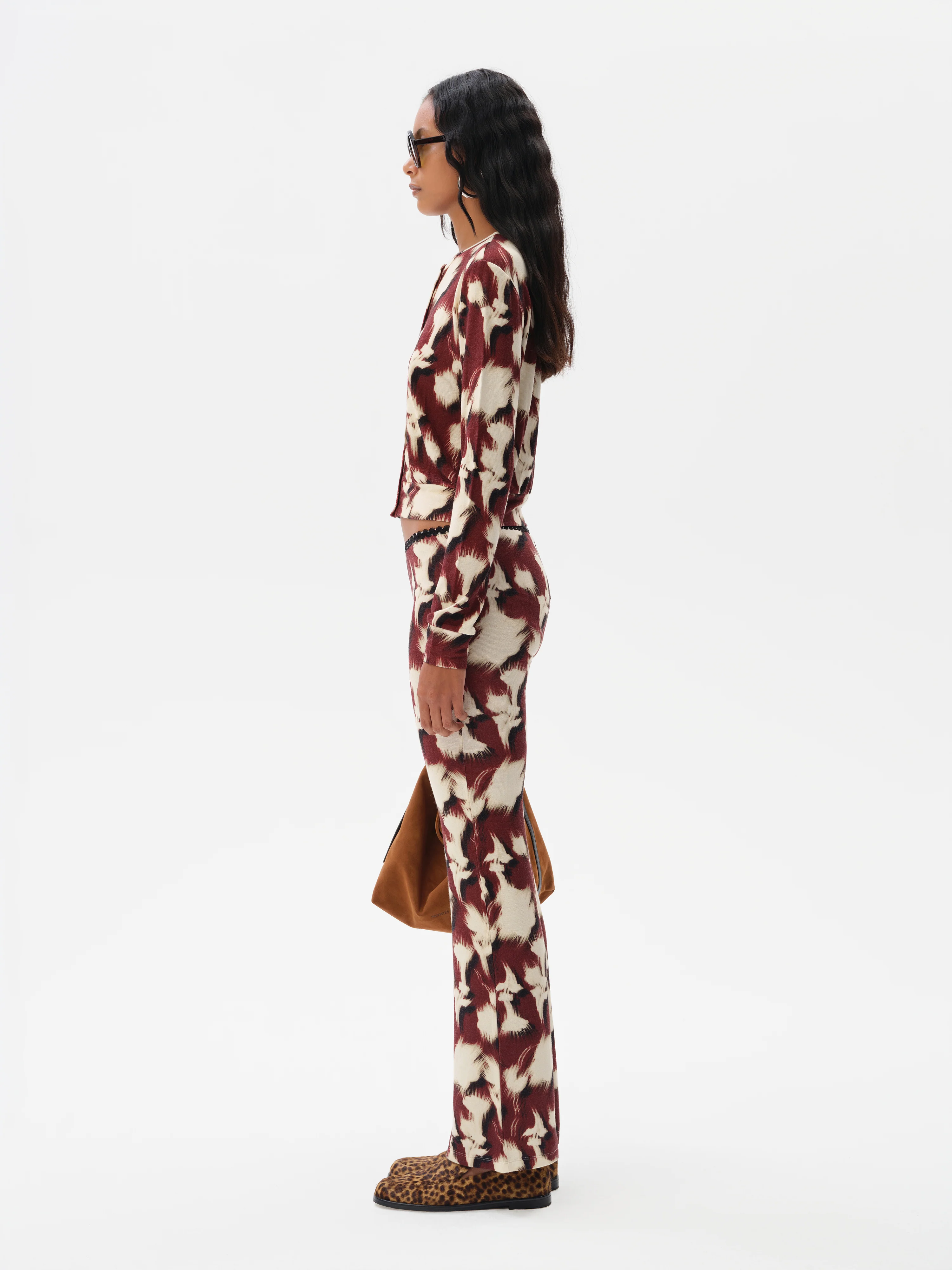 POLI - Printed jersey cardigan - Image 3