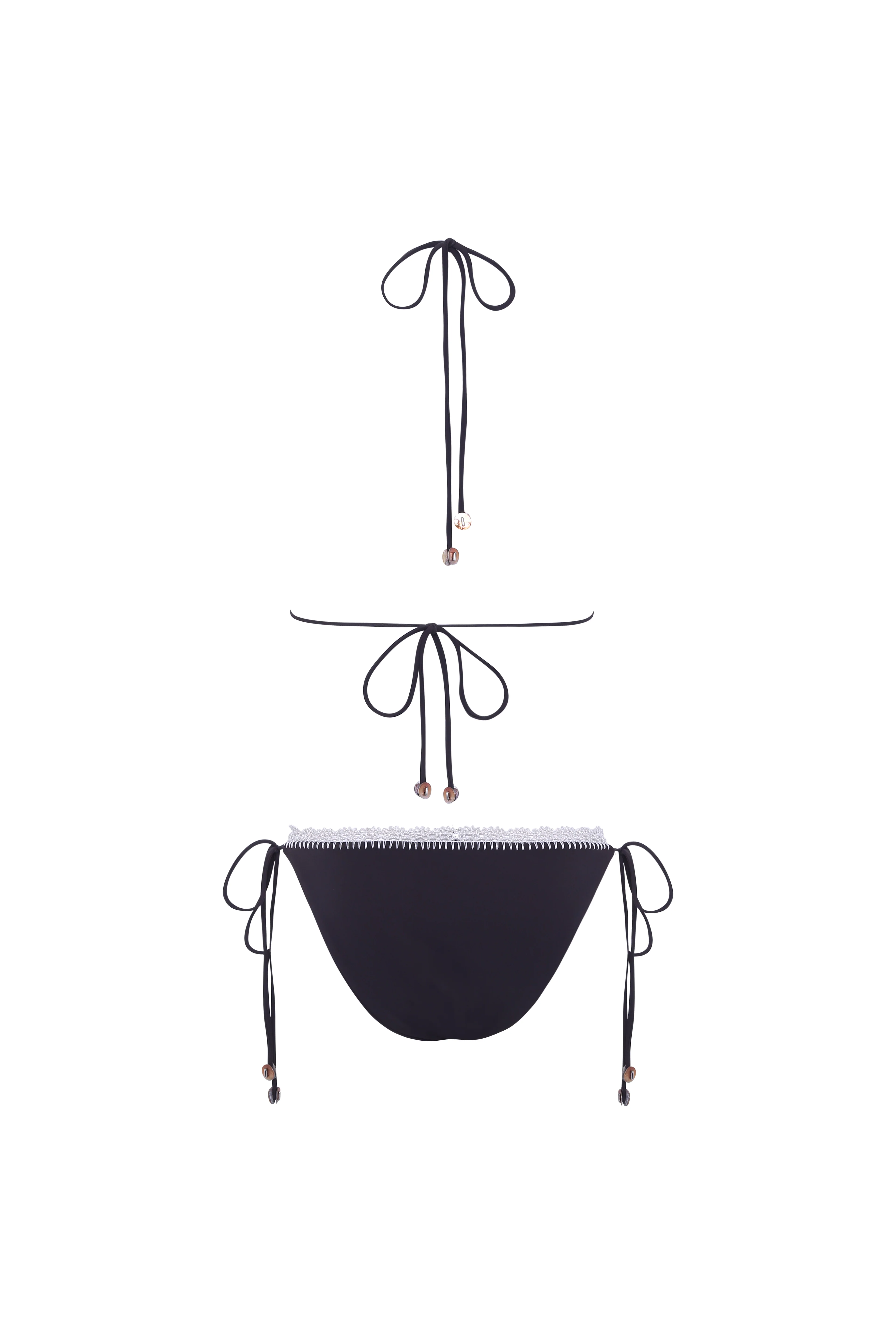 ROM - Crochet detailed low-rise bikini briefs - Image 5