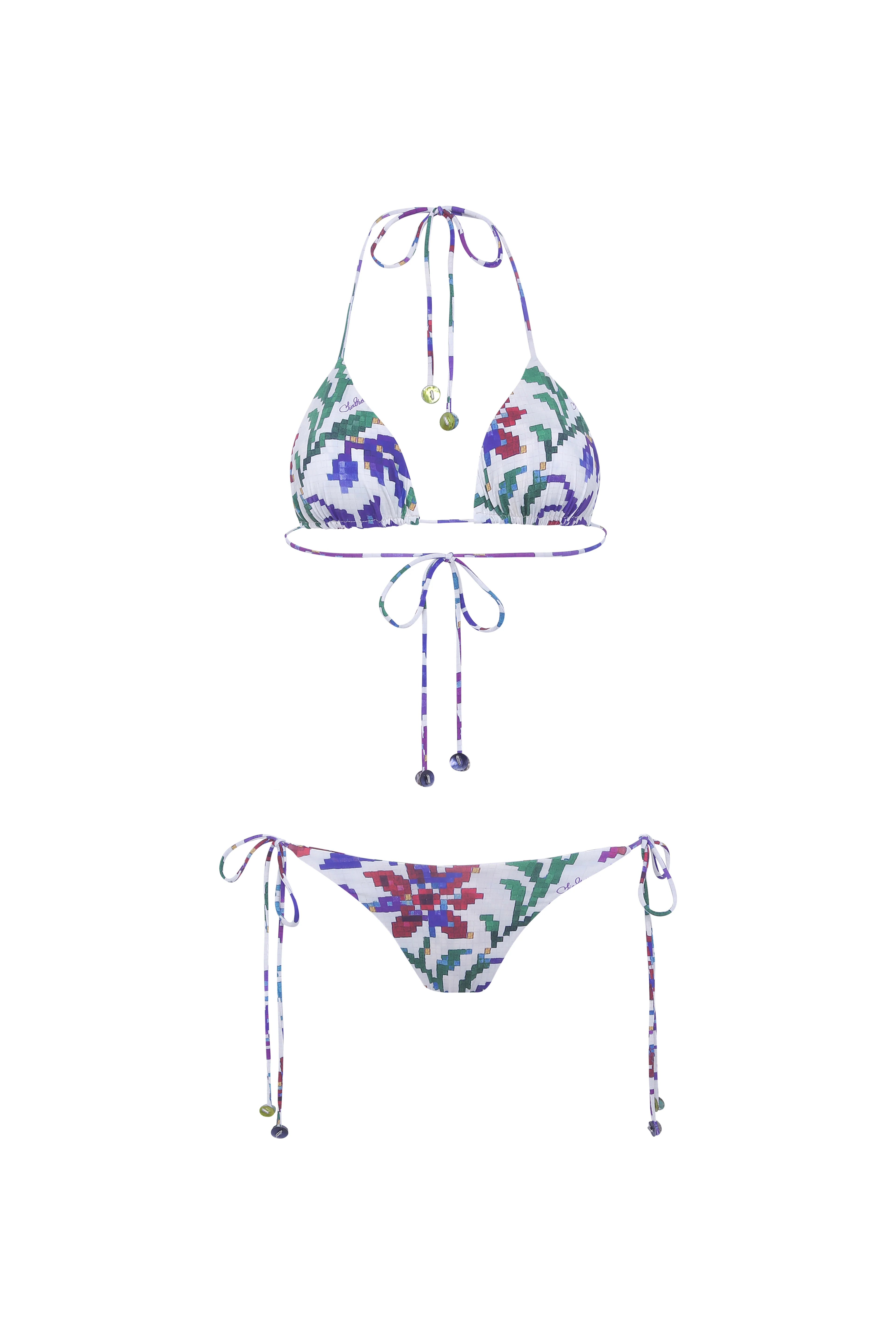 ROM - Tie-detailed low-rise bikini briefs - Image 4