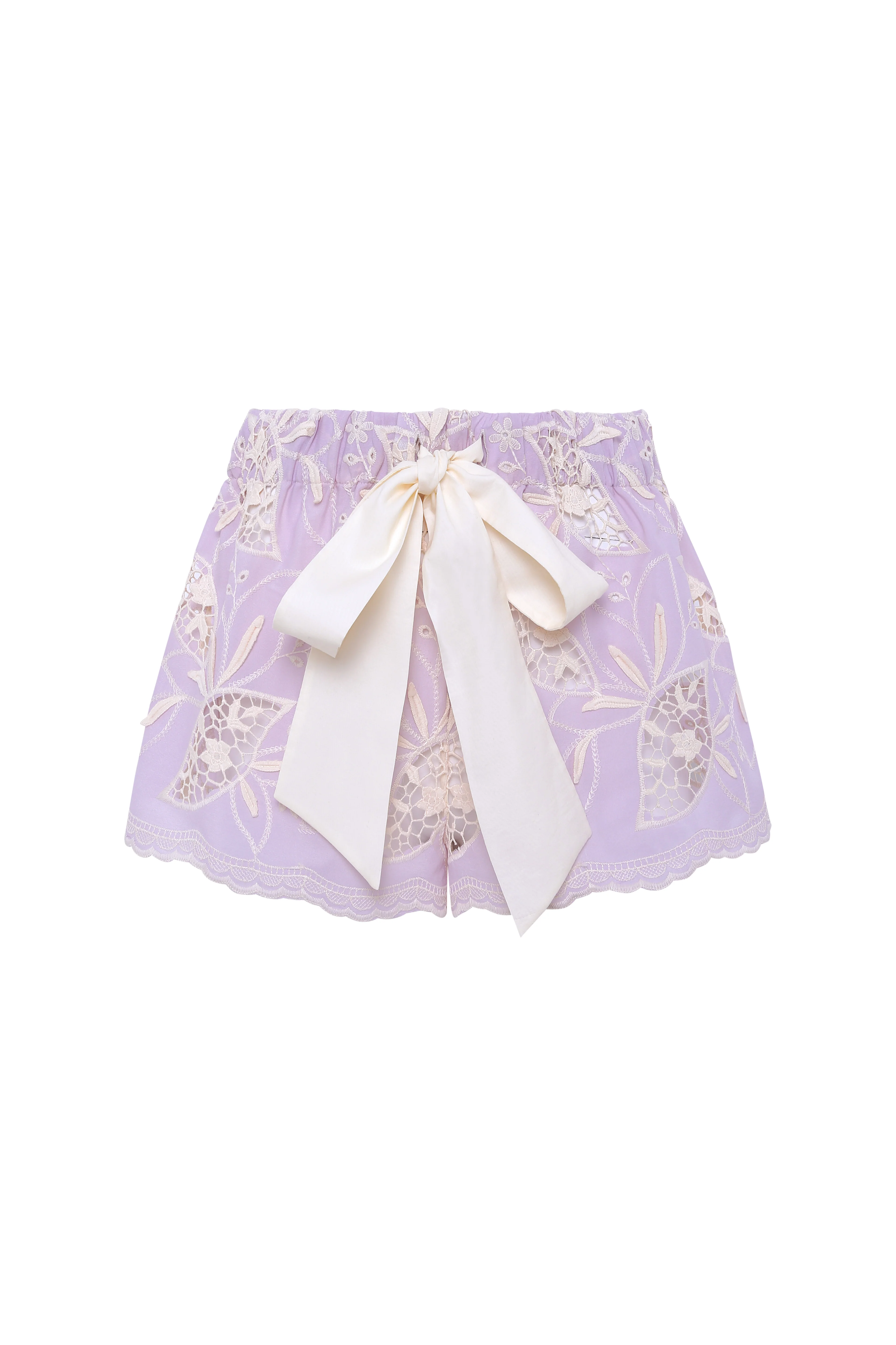 SHOL - Bow detailed mini shorts - Image 4