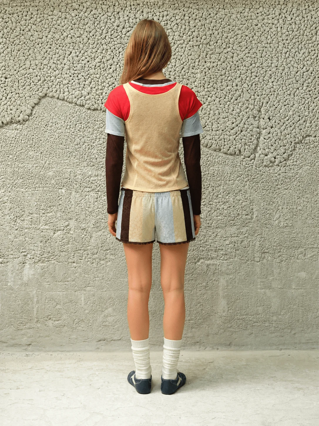 SHOL - Bow detailed satin mini shorts - Image 3