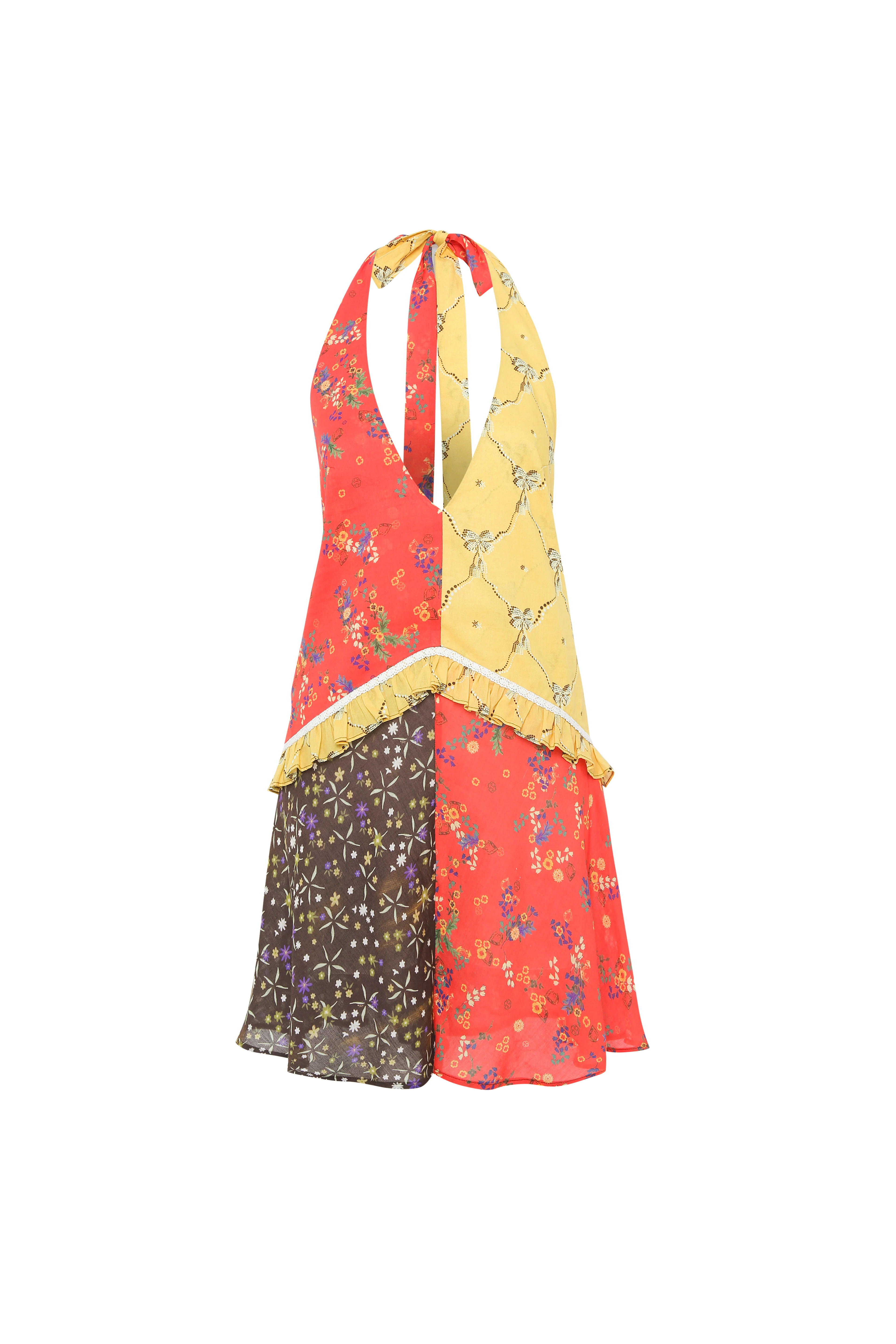 SULIENS - Printed wide-leg playsuit with open back - Image 5