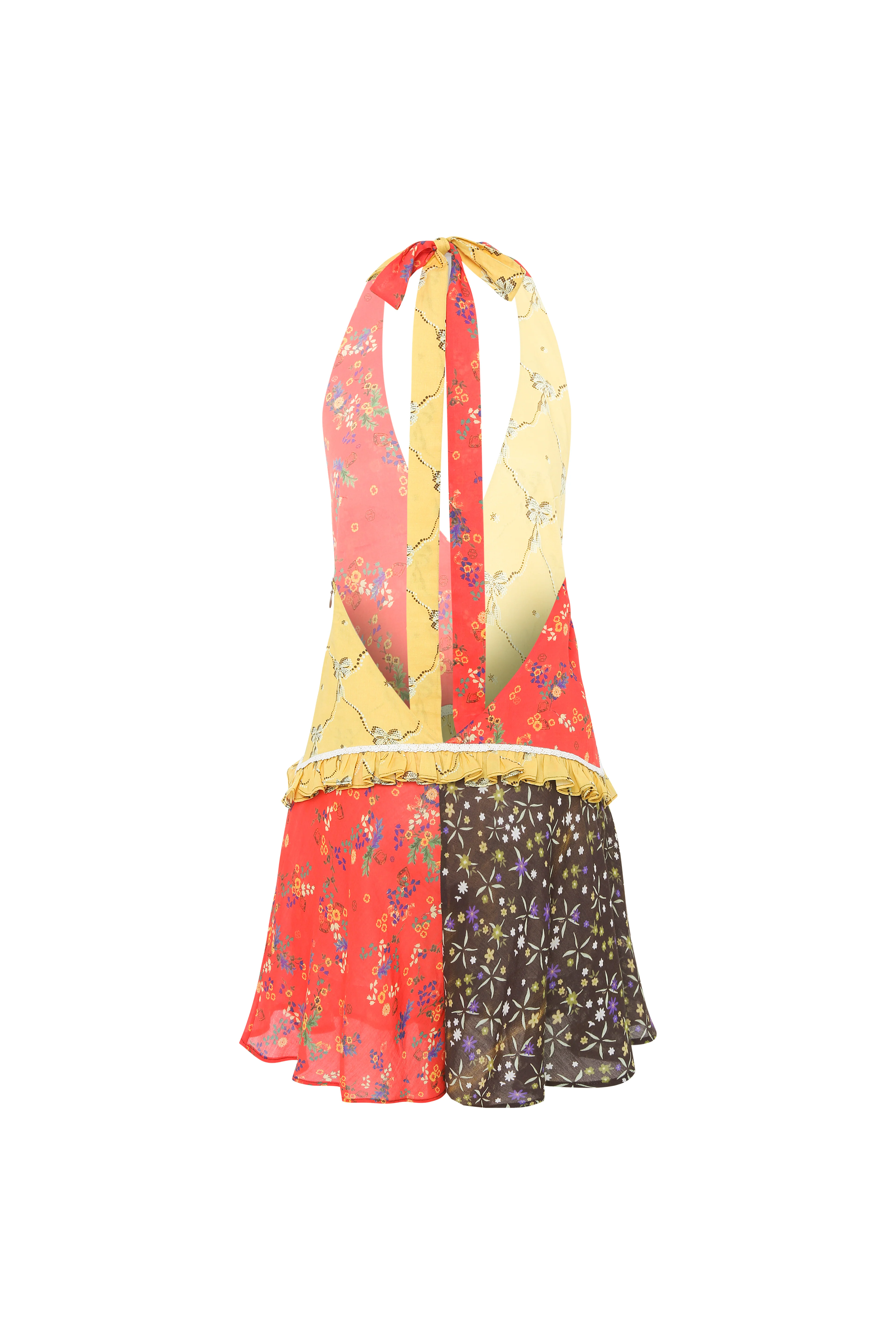 SULIENS - Printed wide-leg playsuit with open back - Image 6