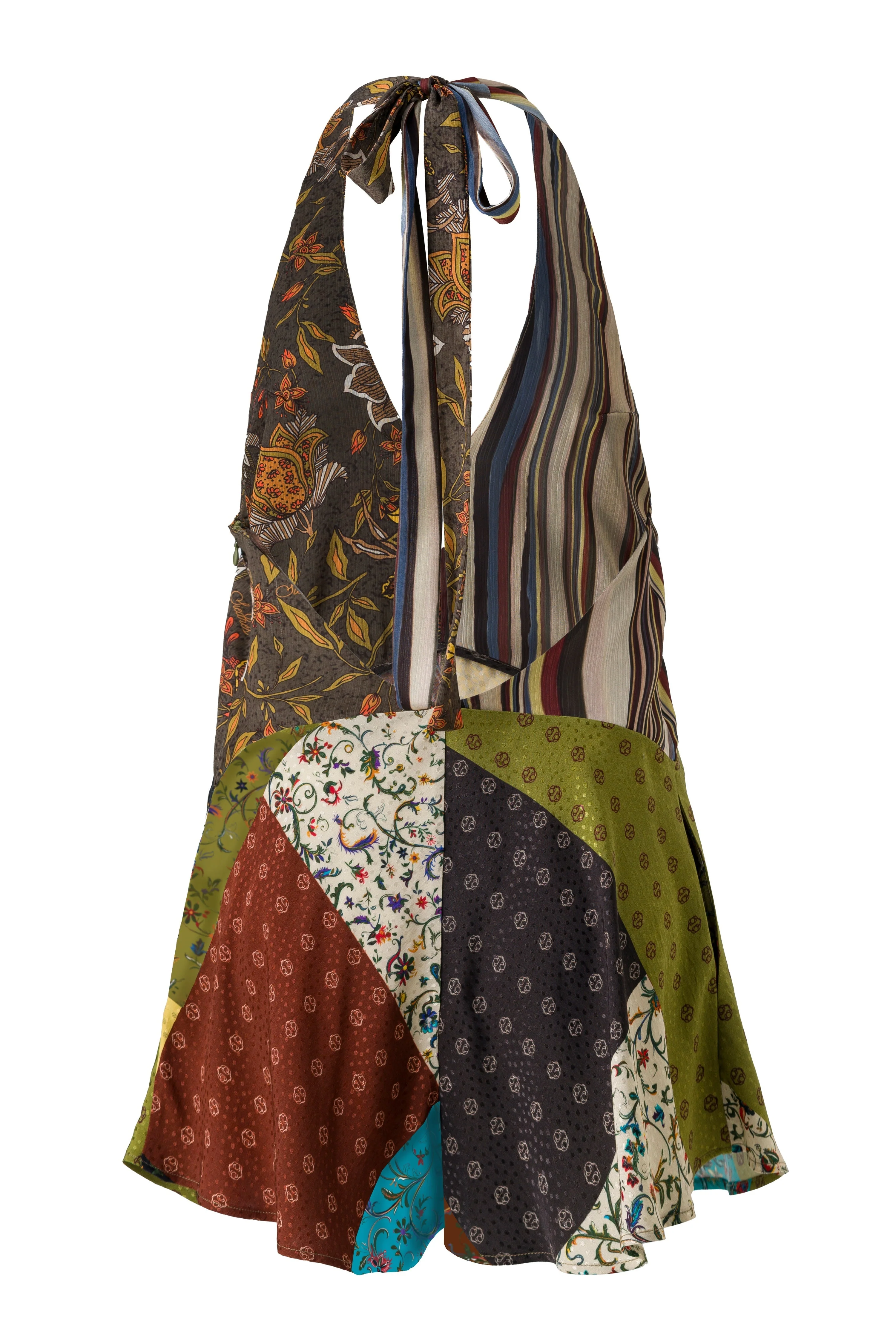 SULIENS - Printed wide-leg playsuit with open back - Image 5
