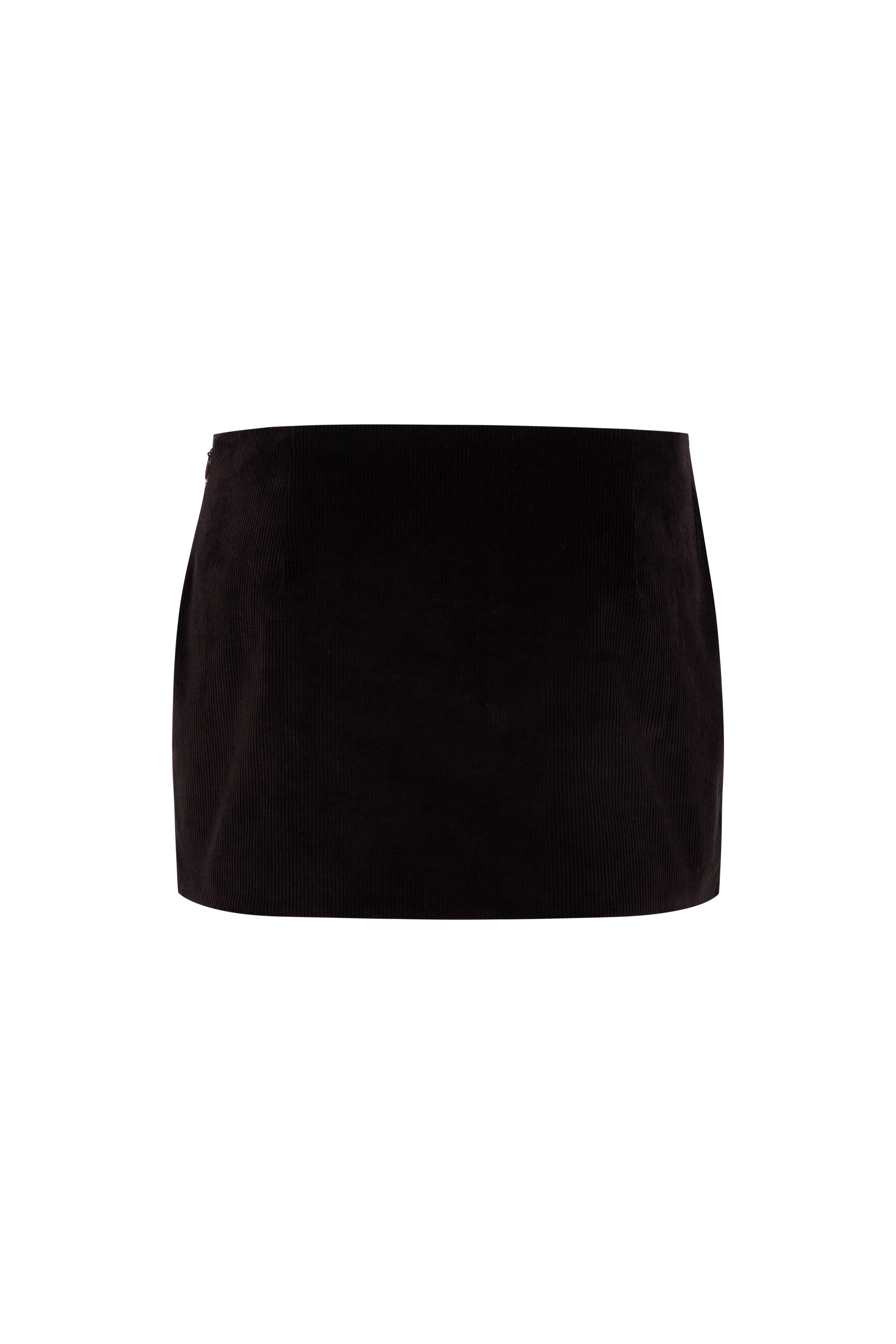 TYRA - Low-rise embellished corduroy mini skirt - Image 6