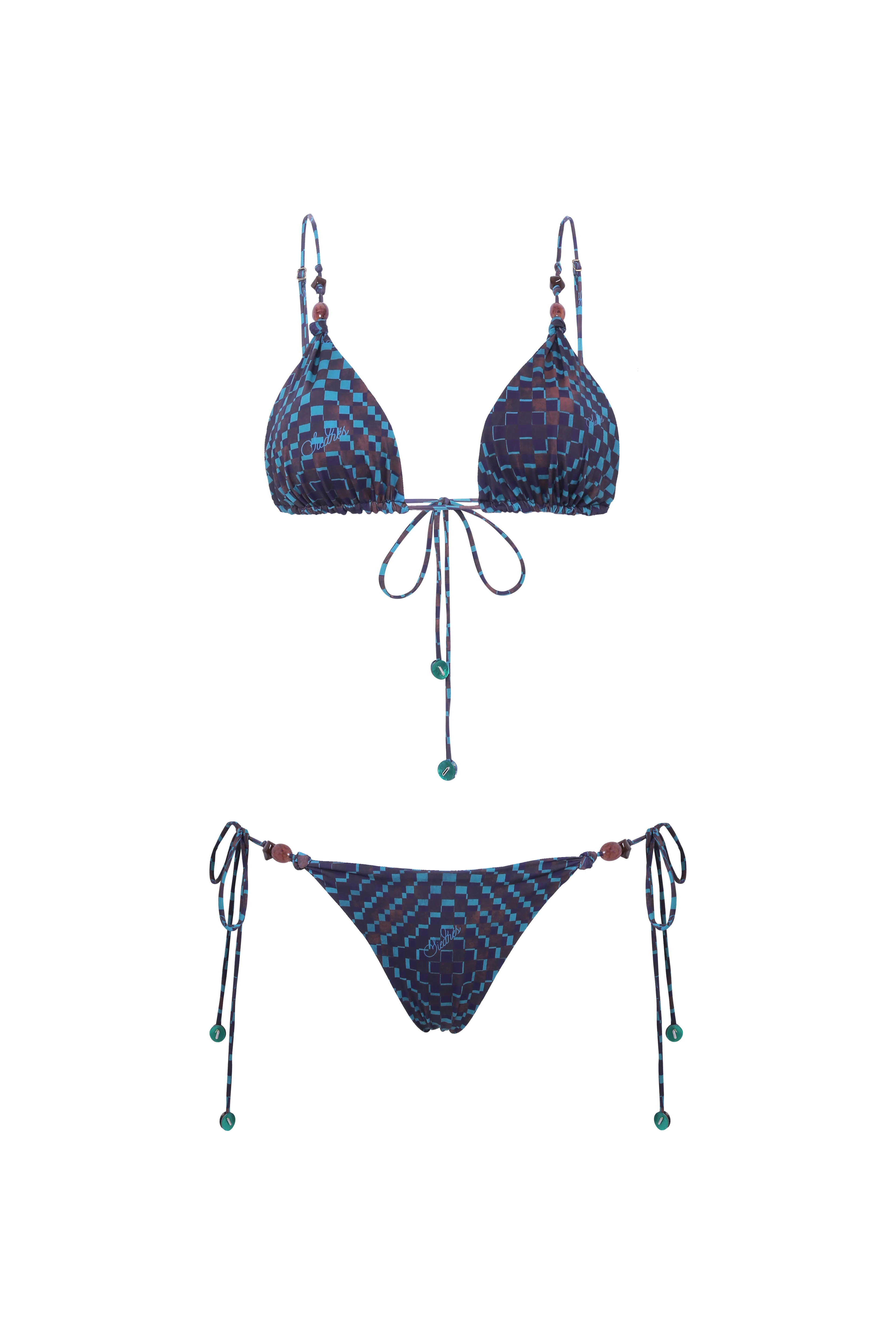 VICKY - Tie-detailed low-rise bikini briefs - Image 4