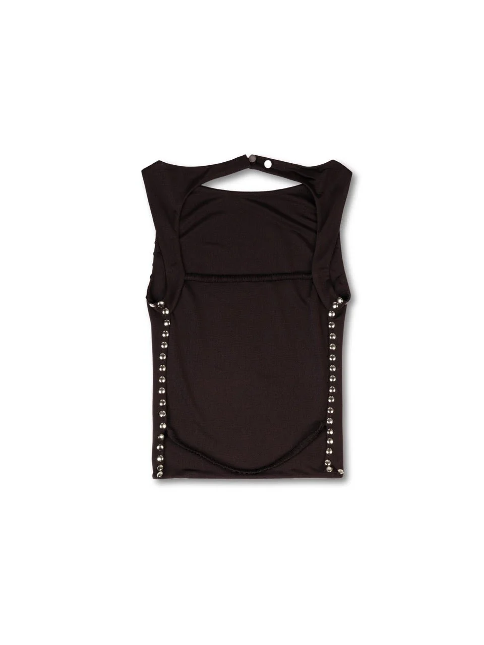 ZELNA - Fitted jersey top with stud details - Image 2